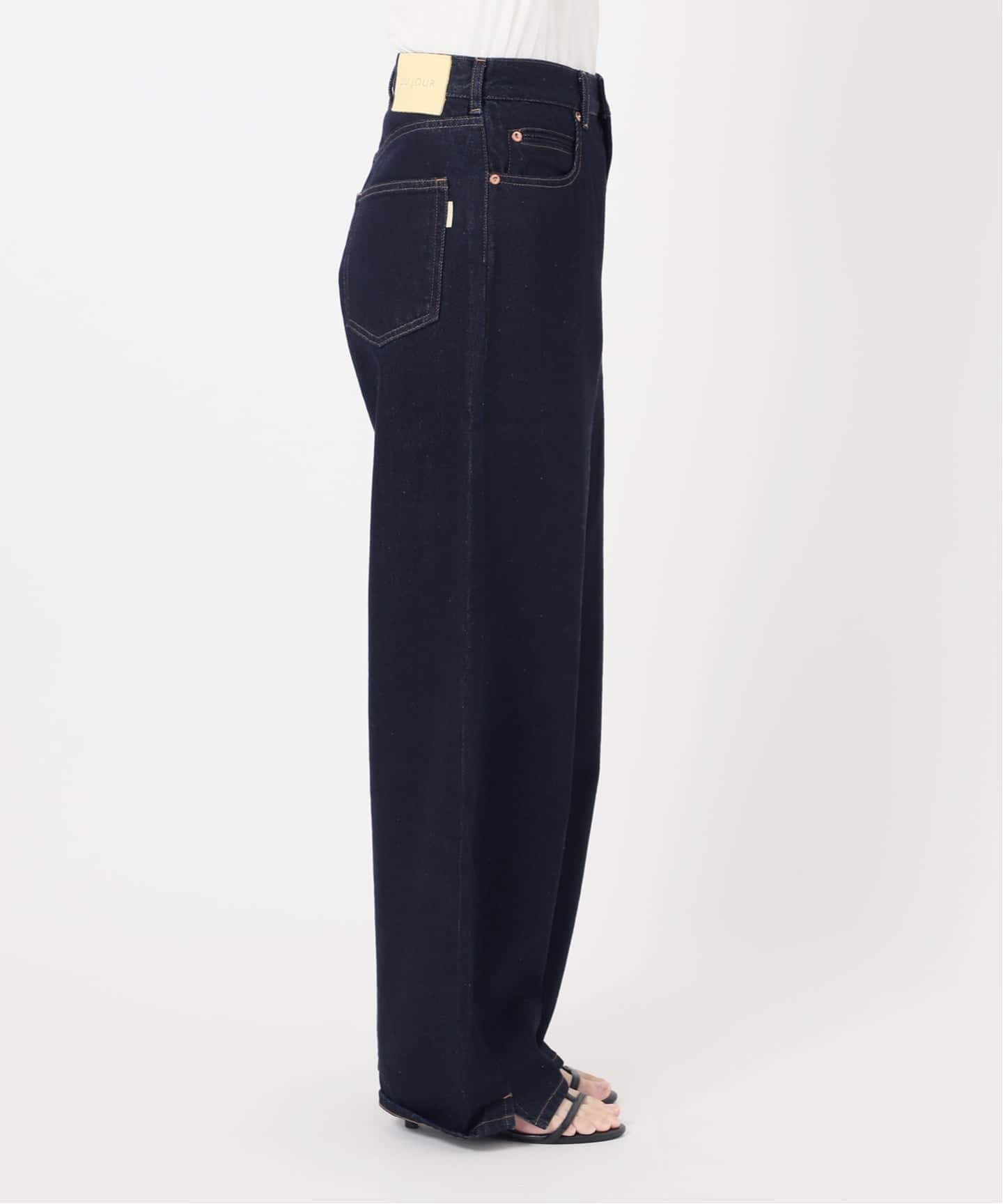 追加7》ウォッシャブル / DU JOUR / デュ ジュール BARREL BAGGY JEAN