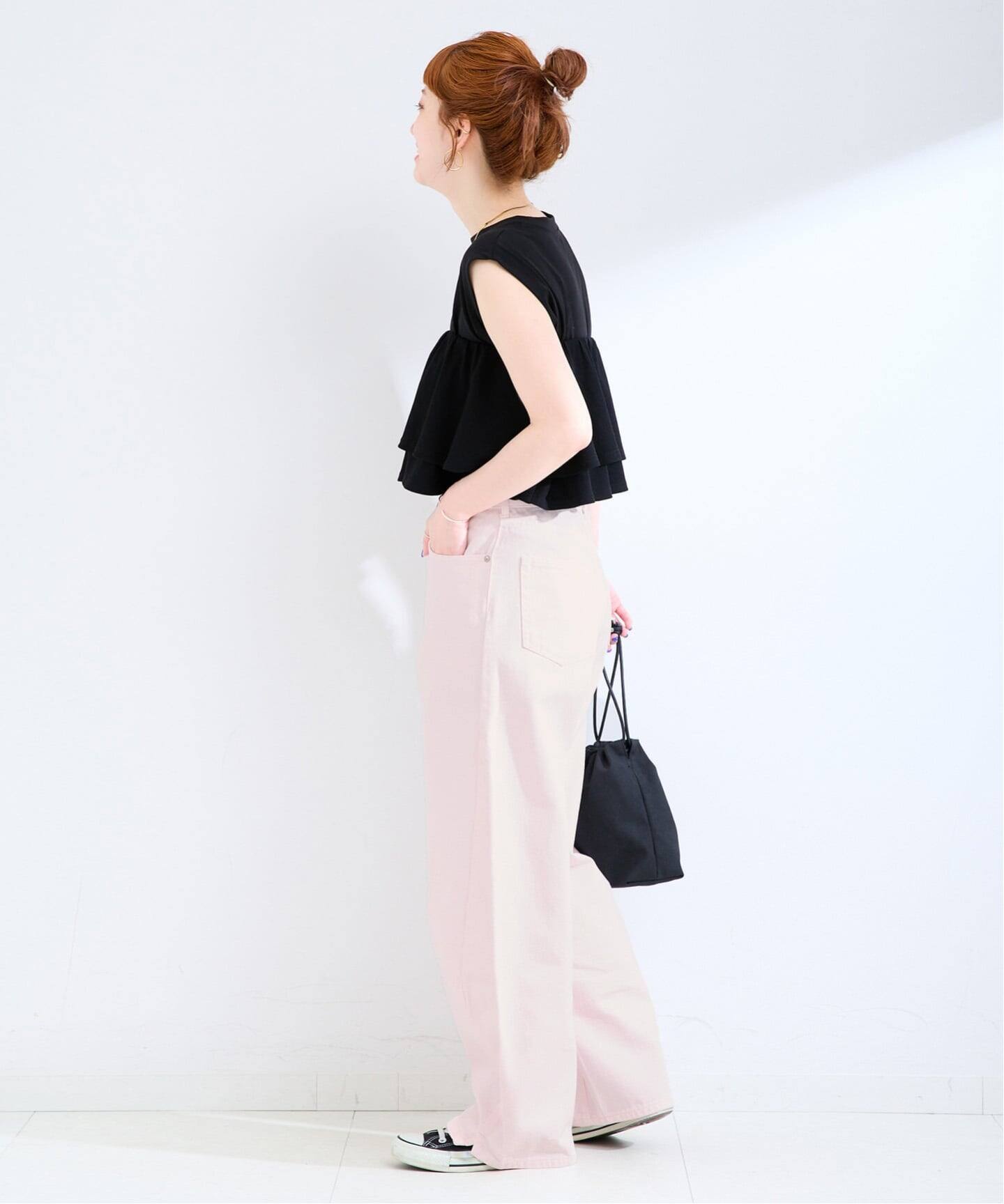 追加7》ウォッシャブル / DU JOUR / デュ ジュール BARREL BAGGY JEAN