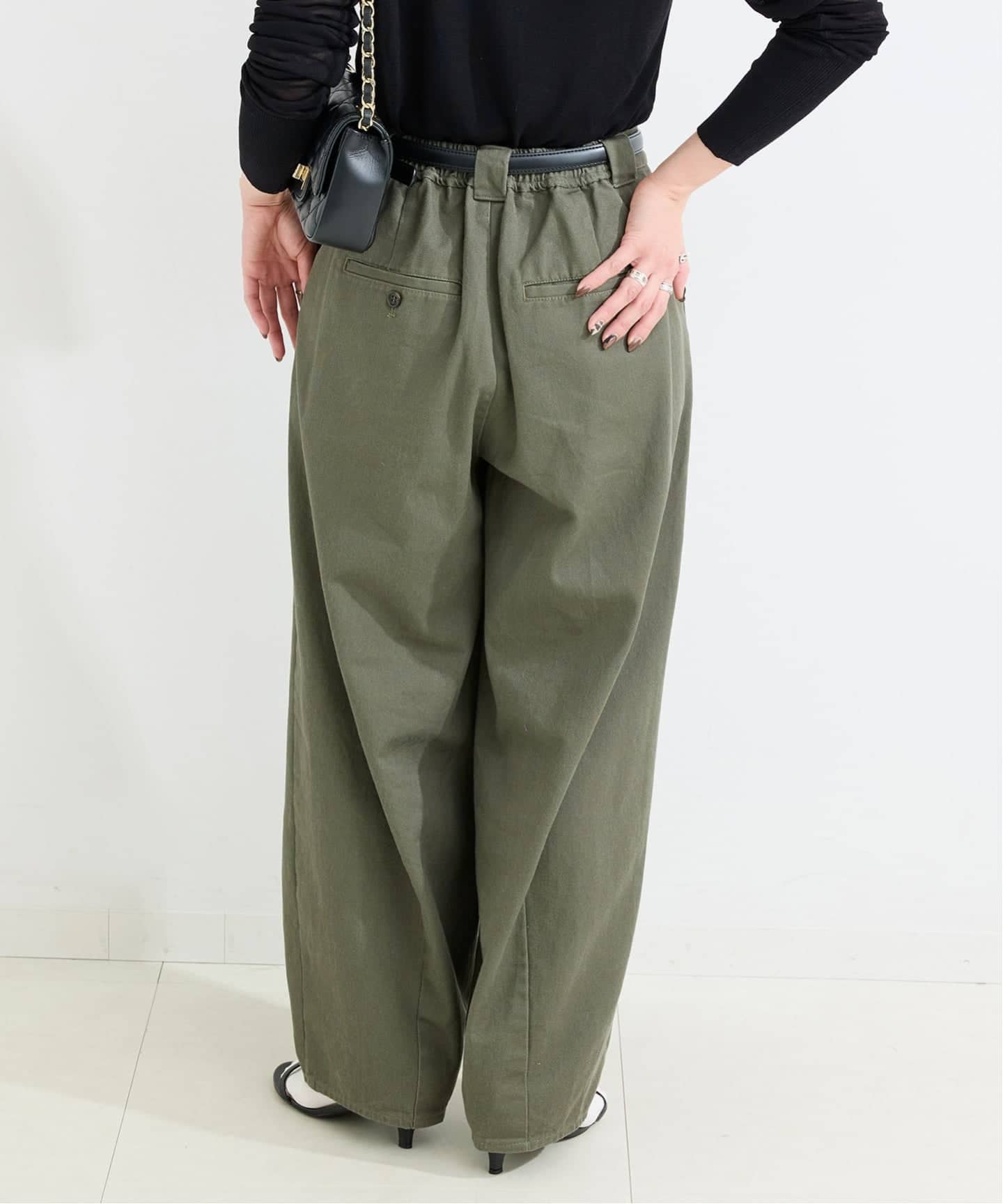 B.C STOCK ウォッシャブル / ヘビードリルタックバギーチノ ウォッシャブル / ヘビードリルタックバギーチノ（チノパンツ）｜B.C