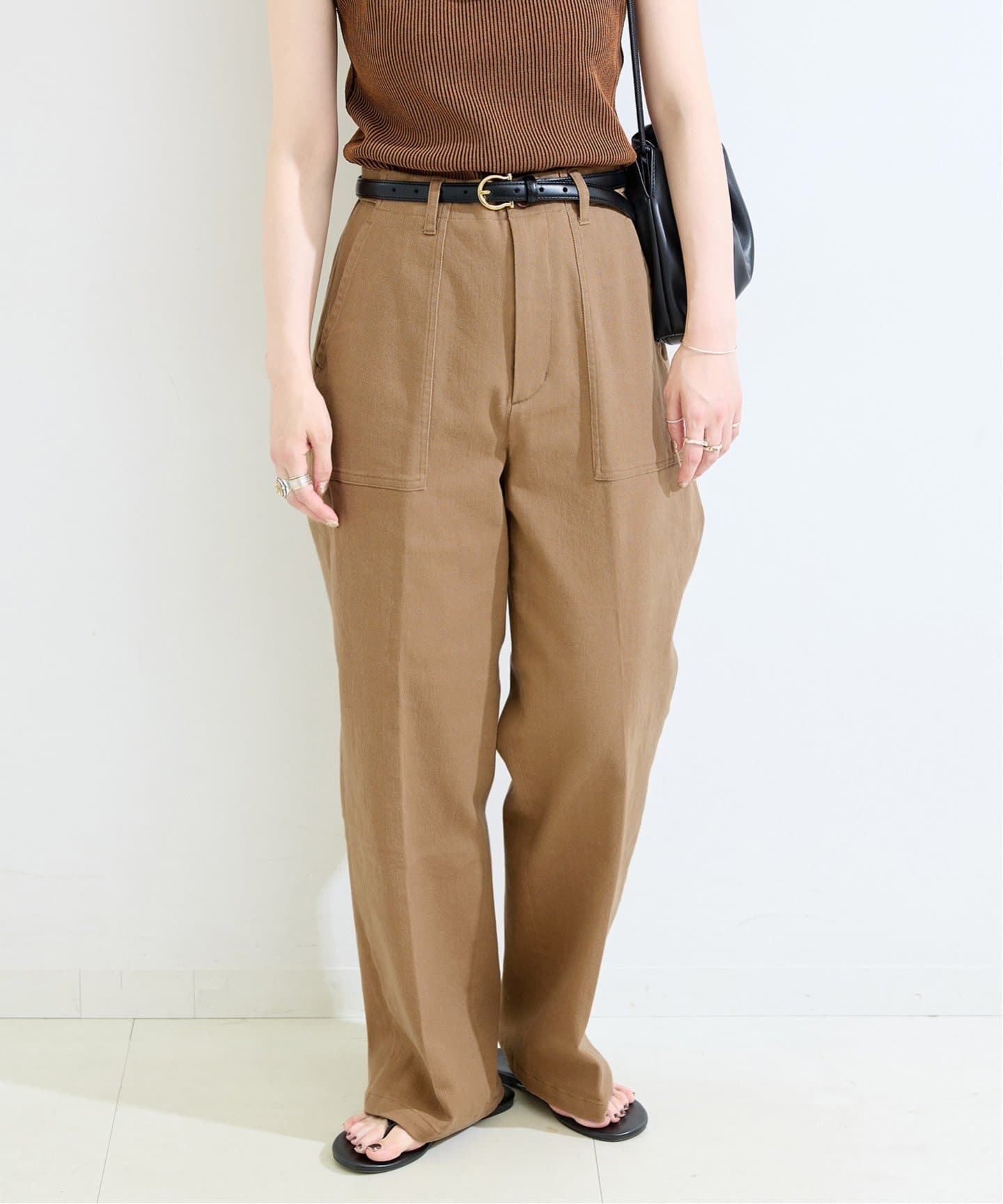 ベーセーストック　ゾゾタウン限定　ウォッシャブル前ポケットパンツ　S ZOZO限定】ウォッシャブル / 前ポケットフレアパンツ（その他