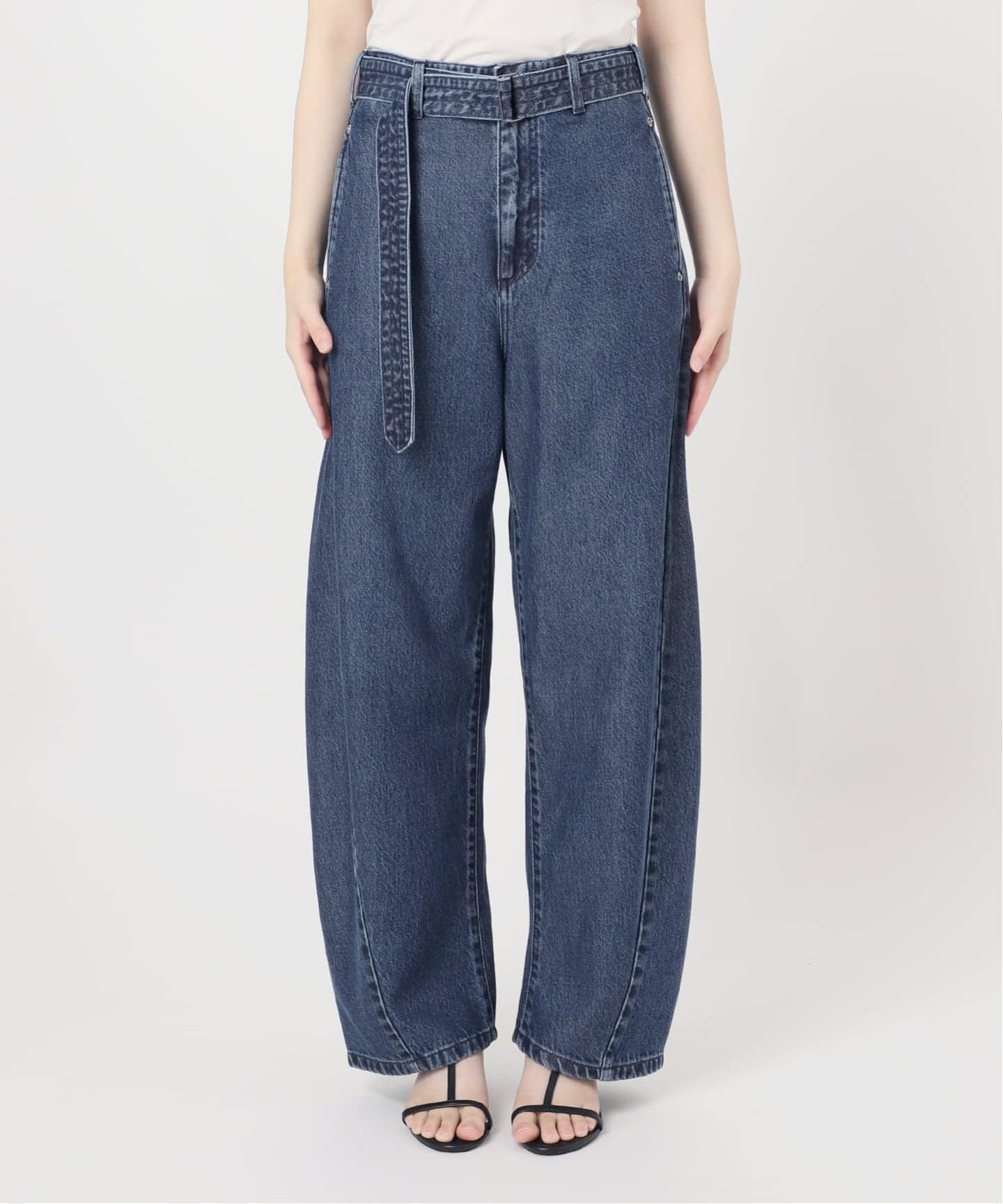 ウォッシャブル / DU JOUR/デュ ジュール G-DYE PEGGED JEAN（デニム