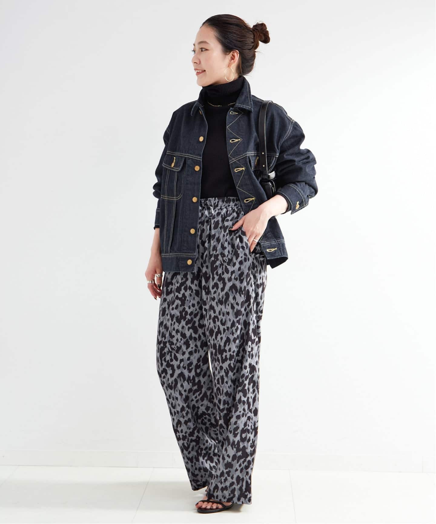 WEB＋一部店舗限定】ウォッシャブル / レオパードパンツ（その他パンツ