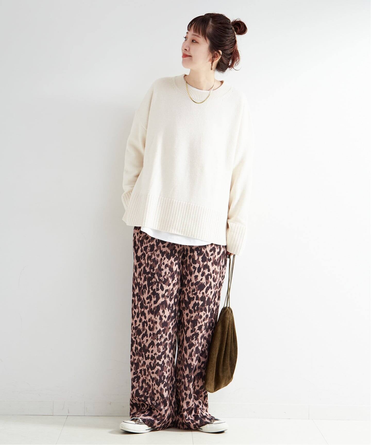 WEB＋一部店舗限定】ウォッシャブル / レオパードパンツ（その他パンツ