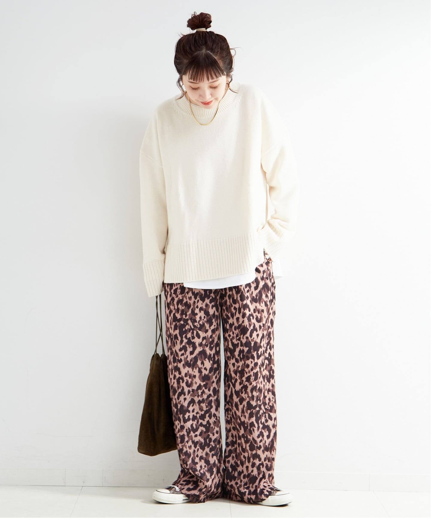 WEB＋一部店舗限定】ウォッシャブル / レオパードパンツ（その他パンツ