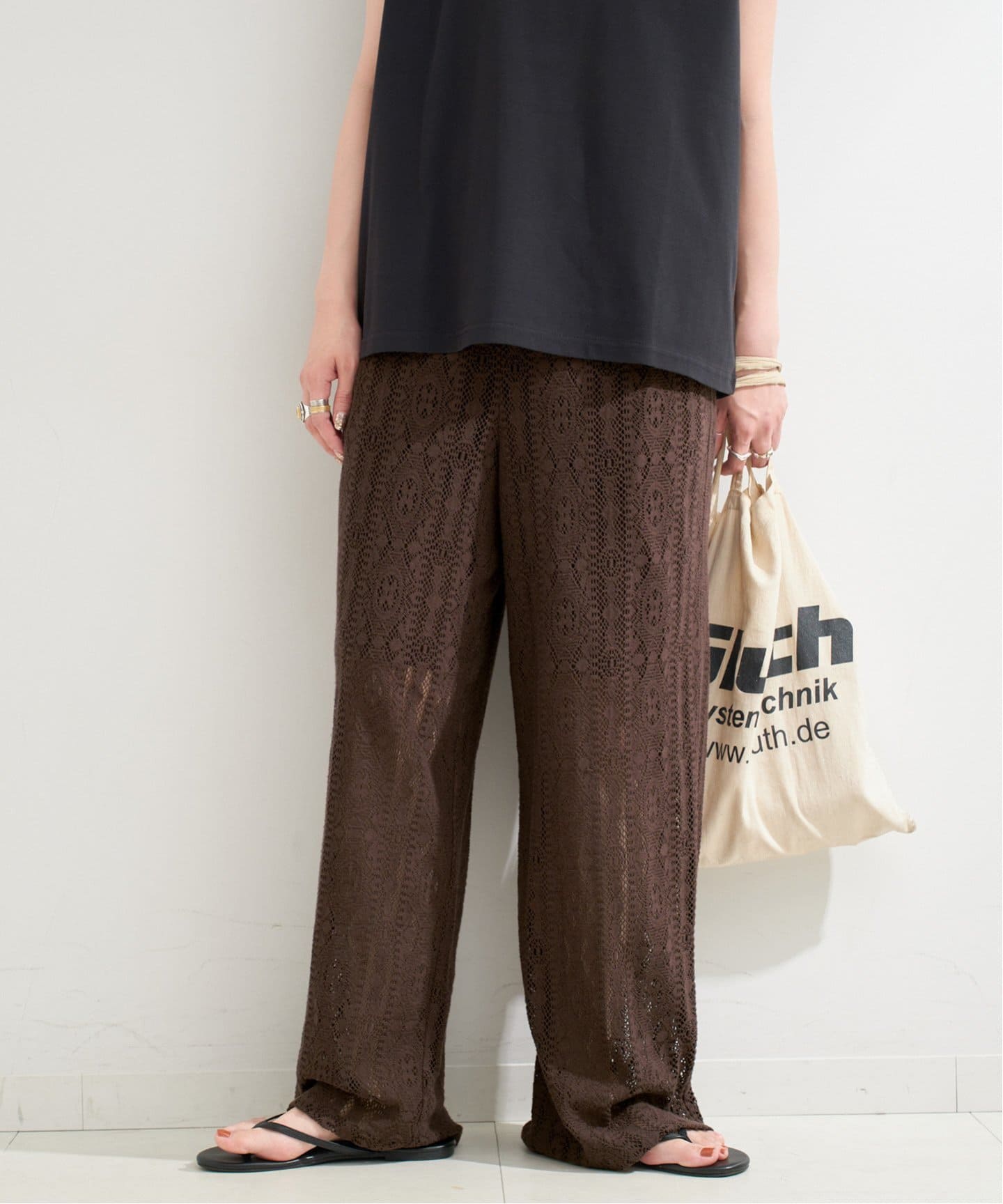 手洗い可 / コットンレースパンツ（その他パンツ）｜B.C STOCK