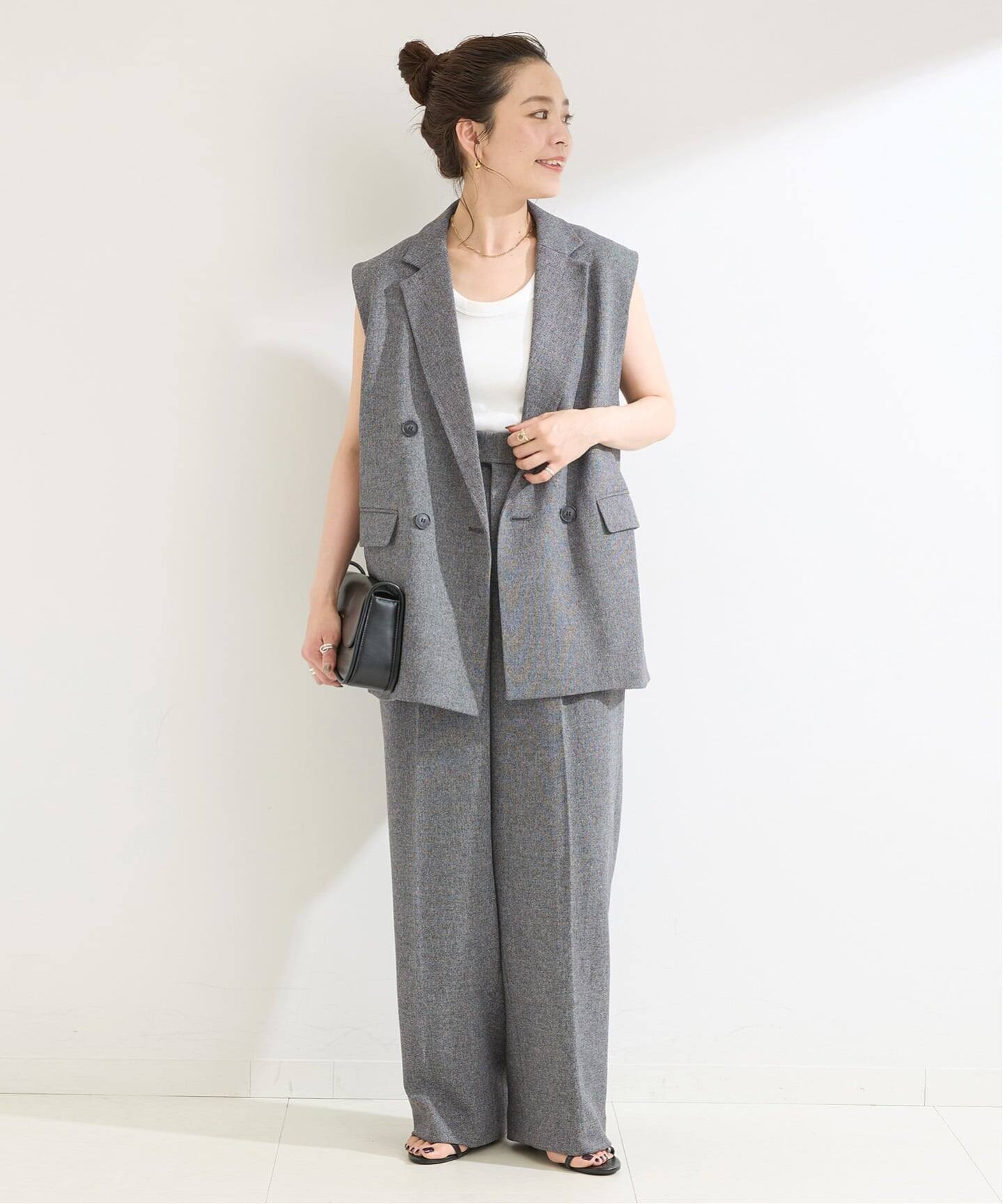 コラボレ2個セット 追加2》《2点セット》ジレ+2タックパンツセット（その他パンツ