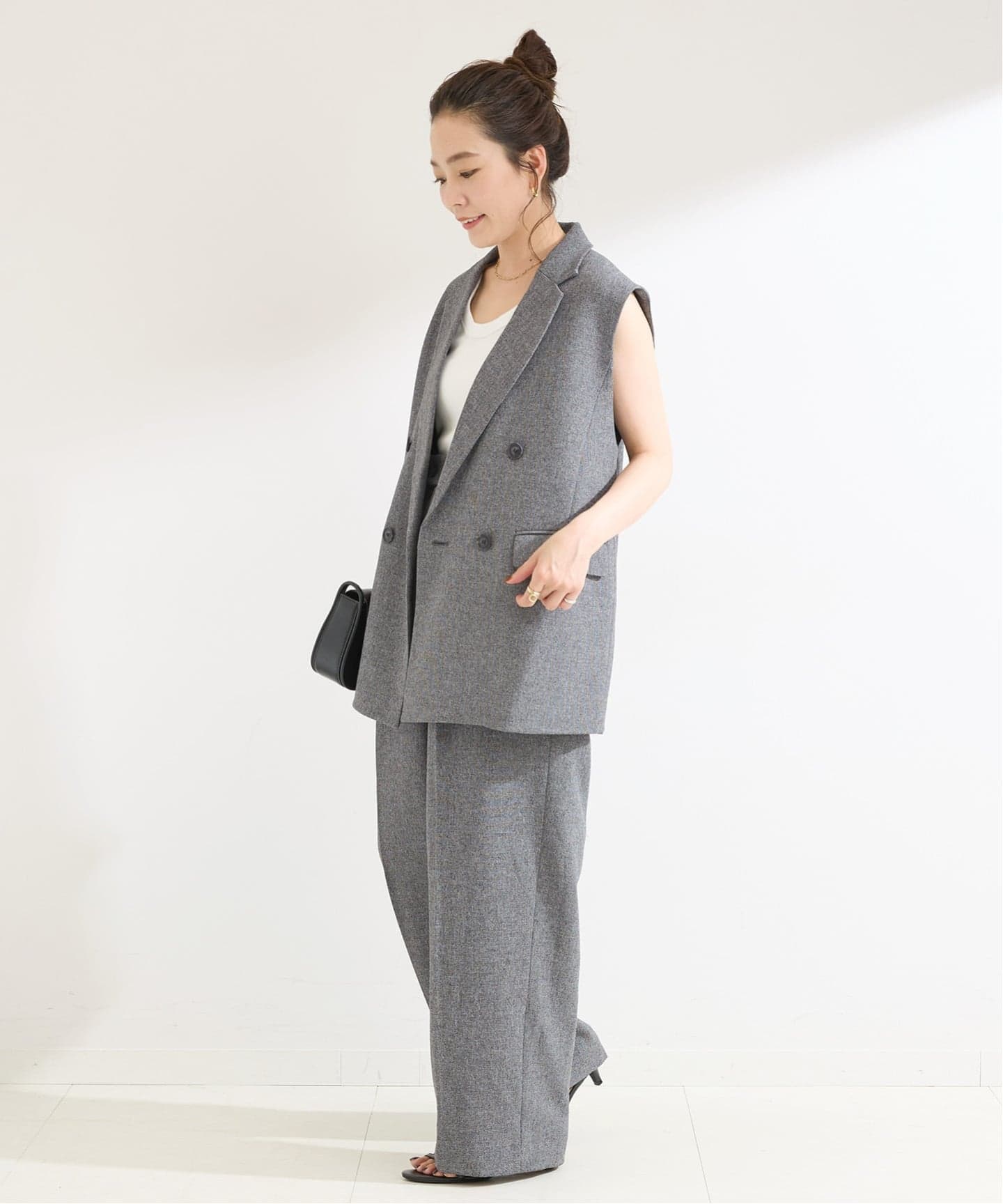 追加2》《2点セット》ジレ+2タックパンツセット（その他パンツ）｜B.C