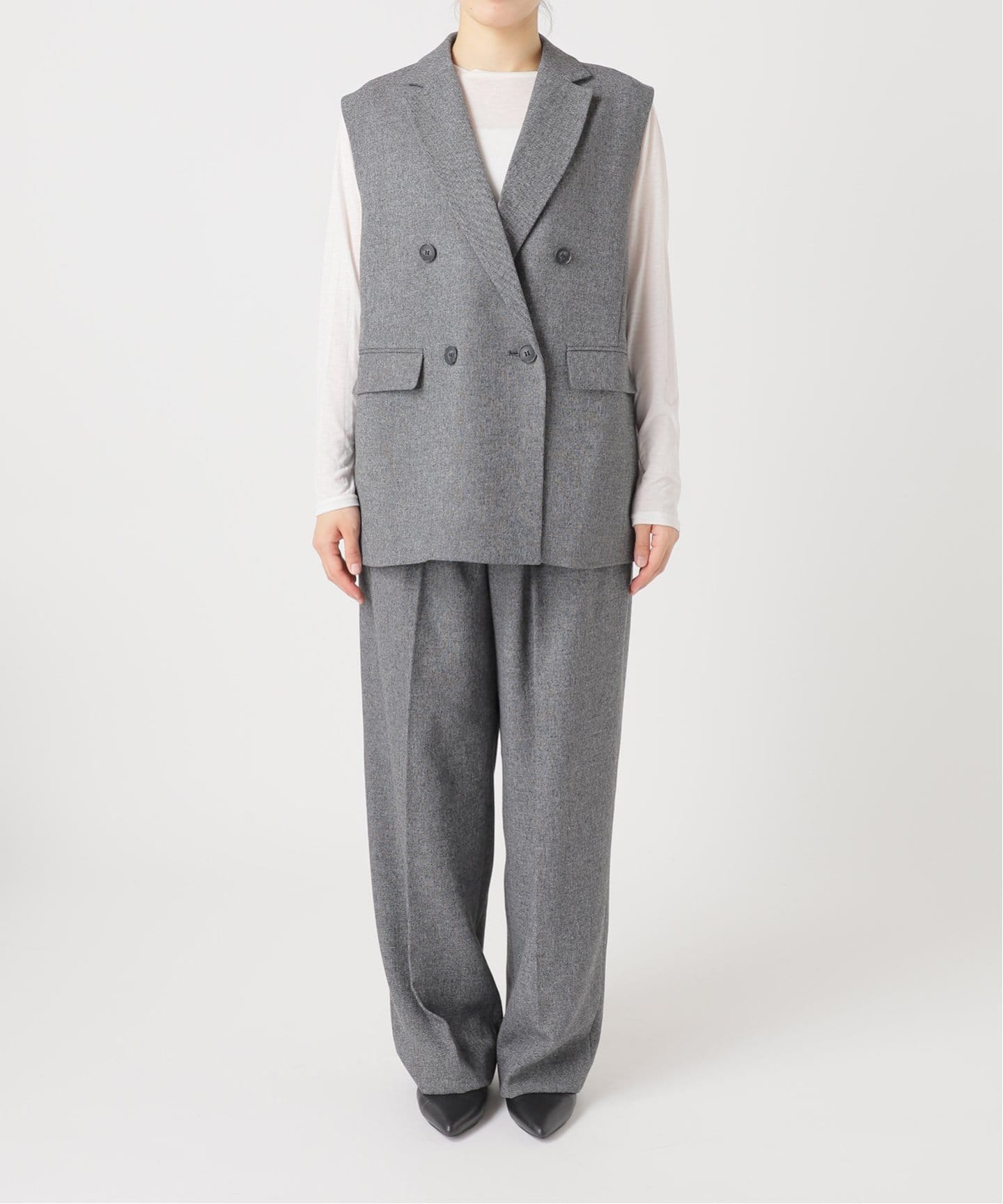 パンツ ジレ+2タックパンツセット レディース 追加2予約》《2点セット》ジレ+2タックパンツセット（その他