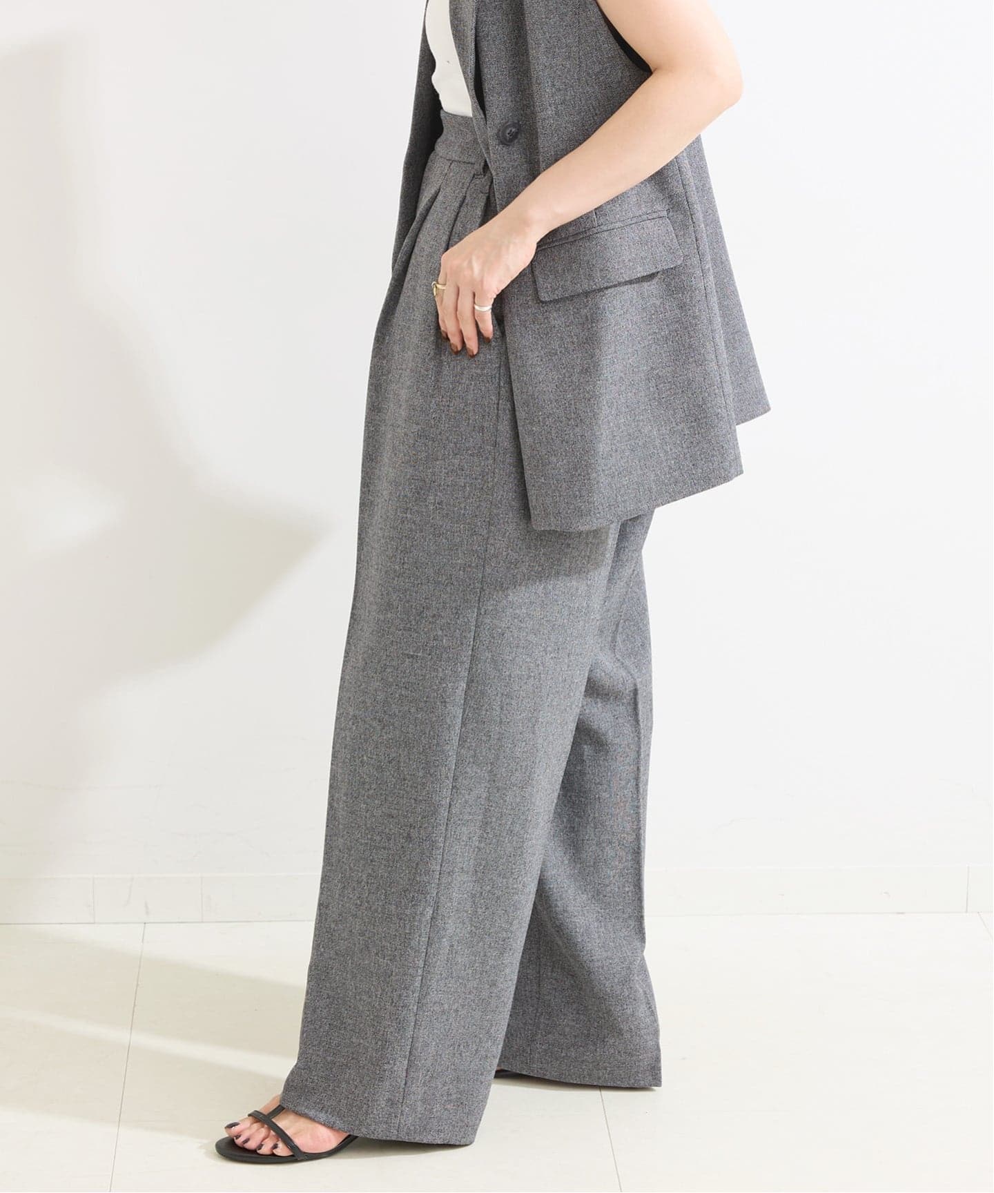 追加2》《2点セット》ジレ+2タックパンツセット（その他パンツ