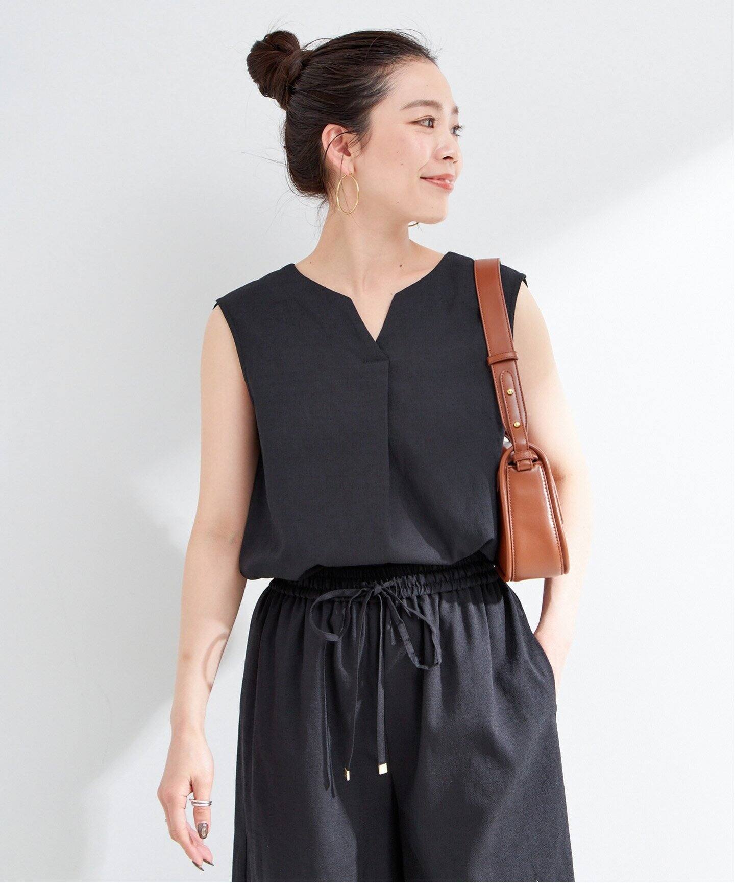 追加2》《2点セット》ウォッシャブル / リネンライクセットアップ