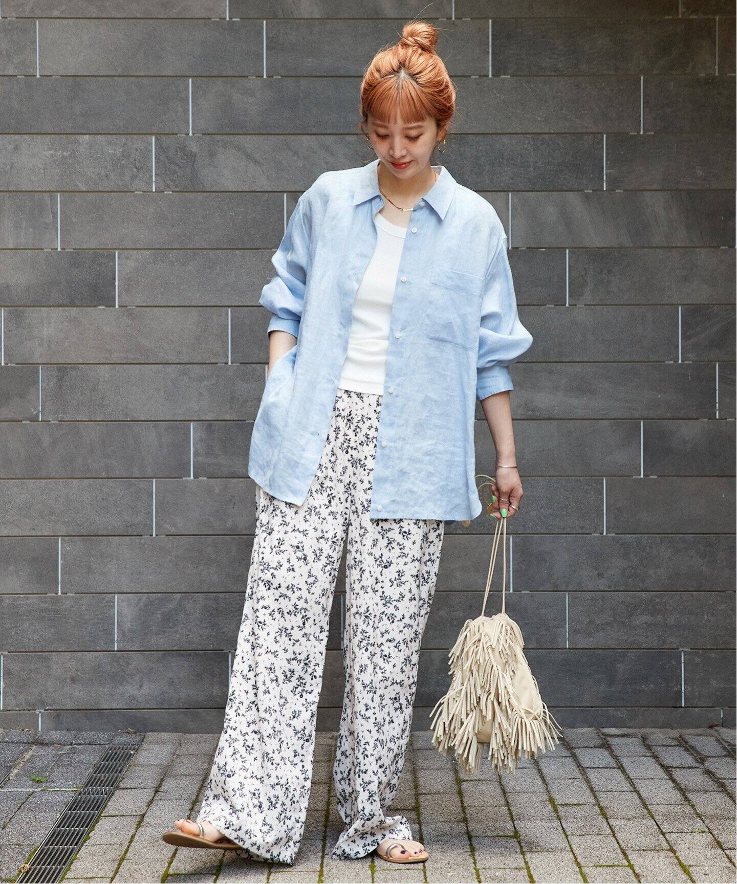 ウォッシャブル / ミニフラワープリントパンツ（その他パンツ）｜B.C