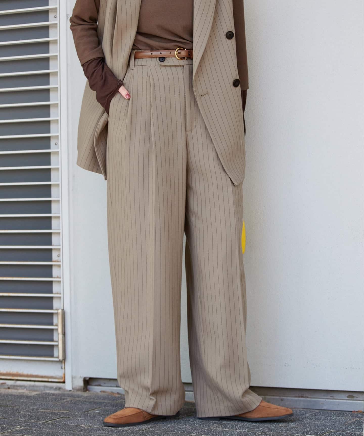 2点セット》手洗い可 / ジレ+2タックパンツセット（その他パンツ