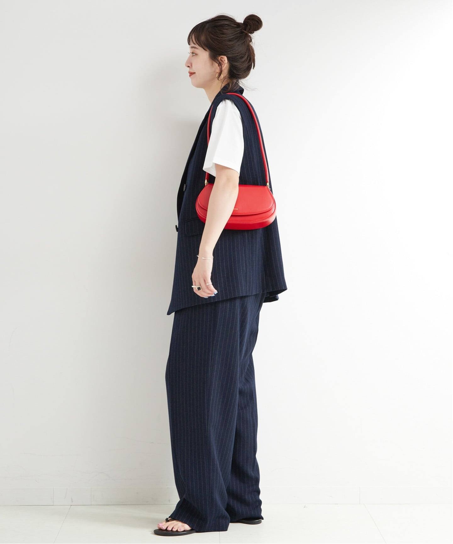 パンツ ジレ+2タックパンツセット レディース B.C STOCK（ベーセーストック）の「ジレ+2タックパンツセット