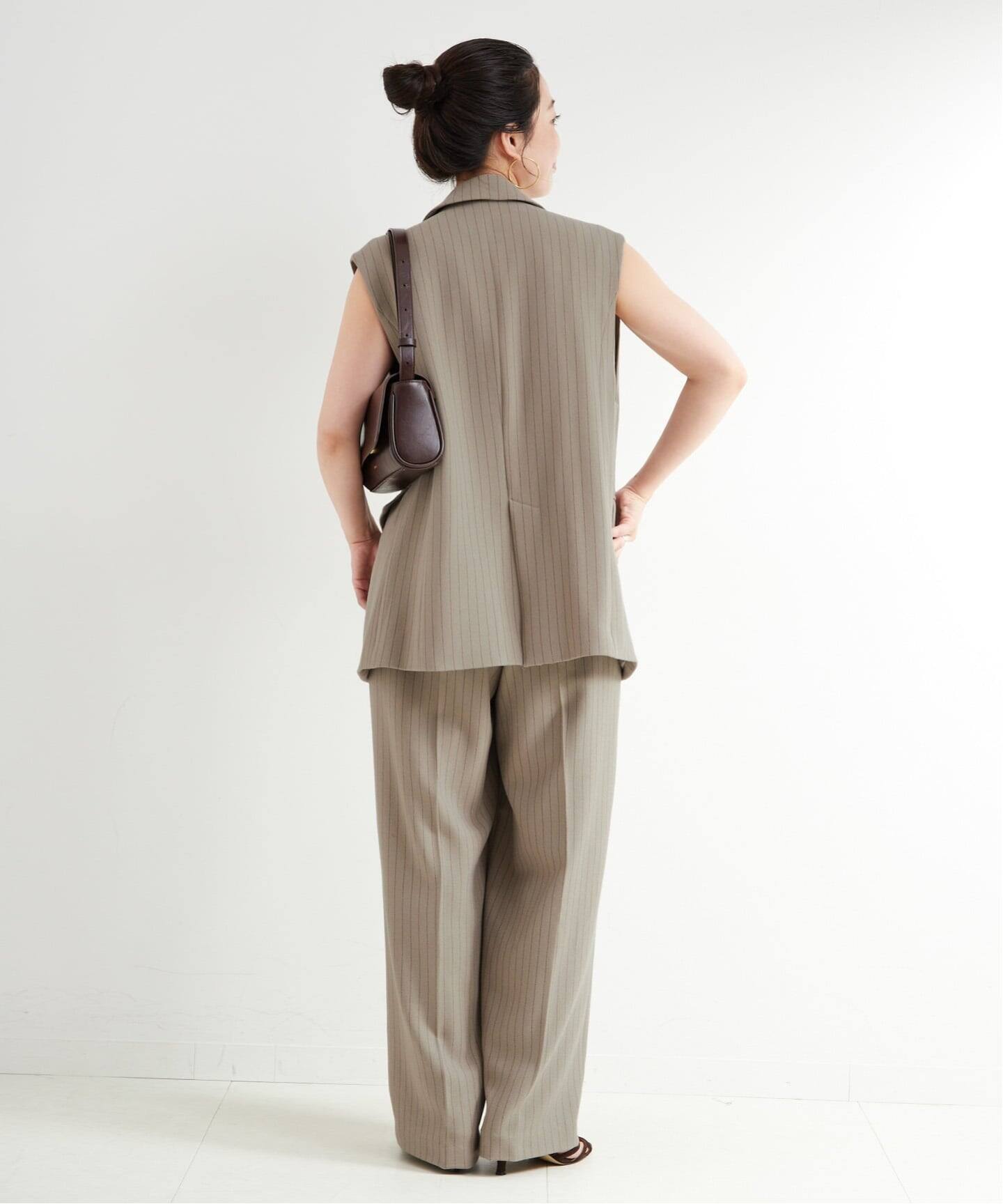 2点セット》手洗い可 / ジレ+2タックパンツセット（その他パンツ