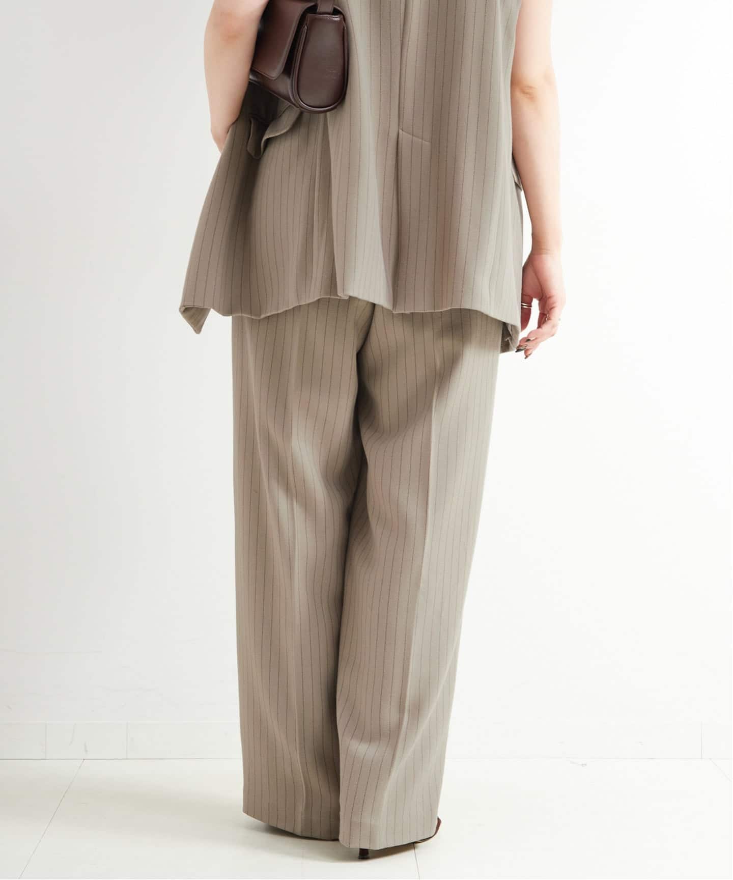 2点セット》手洗い可 / ジレ+2タックパンツセット（その他パンツ