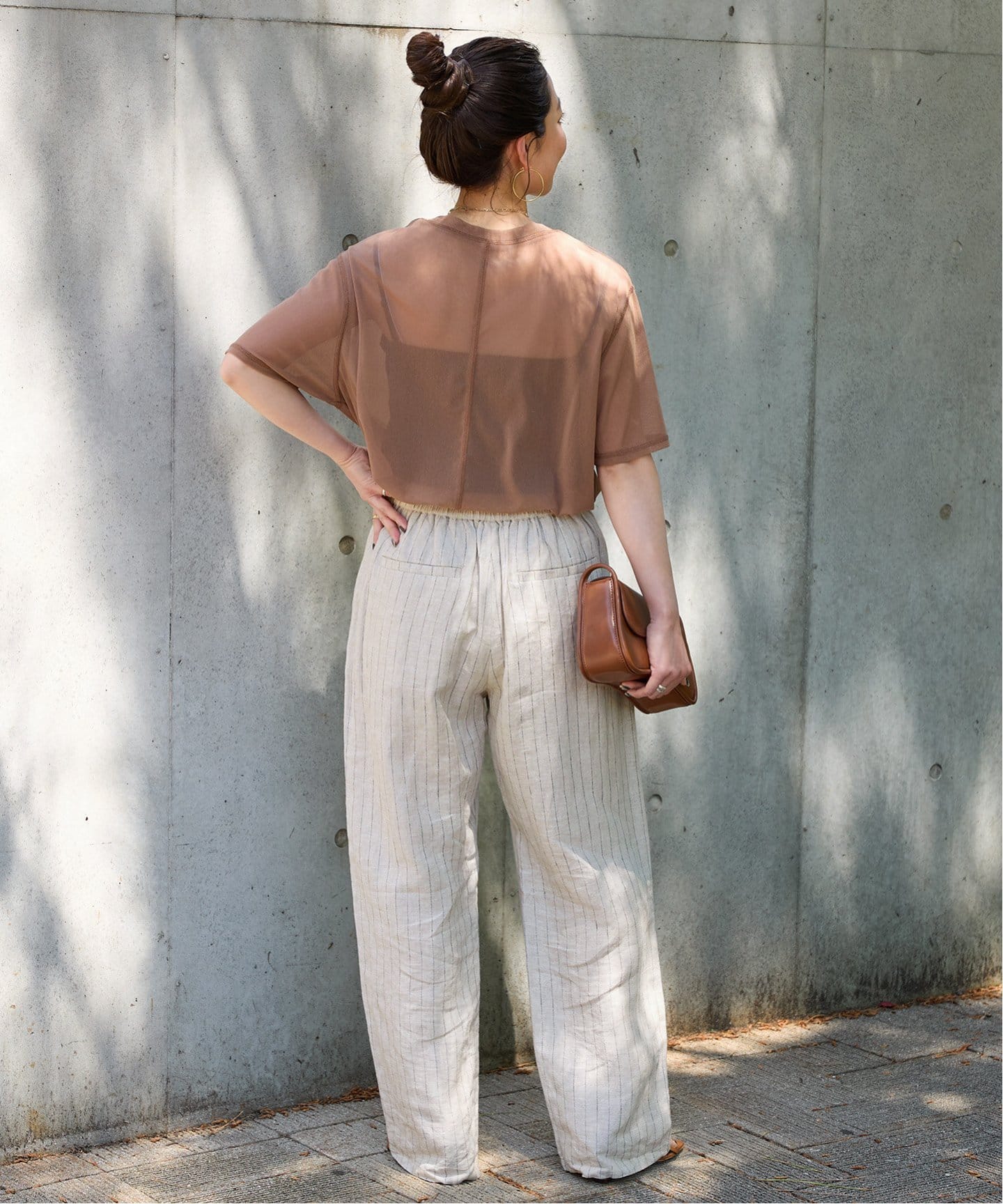 追加5》手洗い可 / フレンチリネンストレートパンツ（その他