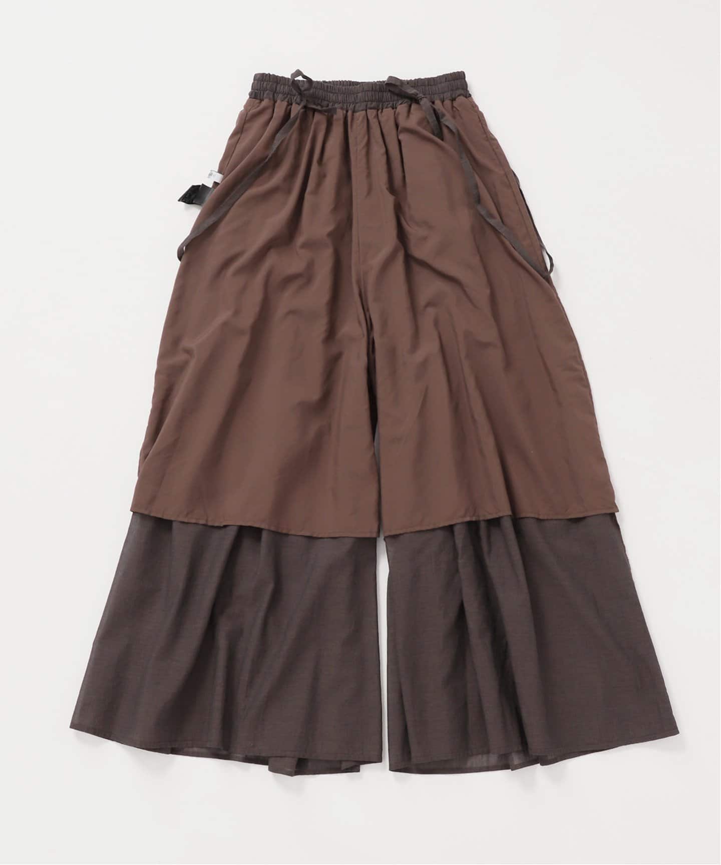 新品　手洗い可 / シャンブレーボイルスカートパンツ B.C STOCK｜手洗い可 / シャンブレーボイルスカートパンツ