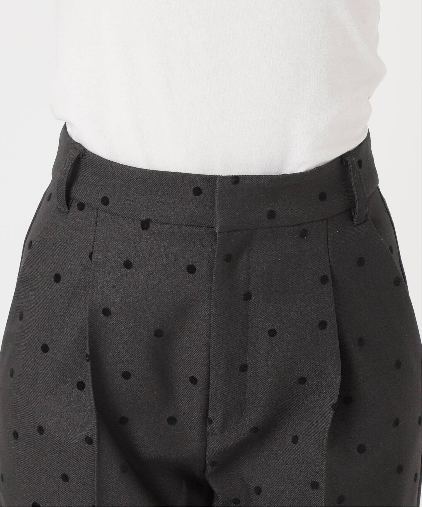 【新品・未使用】B.C STOCK　ドットフロッキースティックパンツ B.C STOCK｜《追加予約》手洗い可 / ドットフロッキースティック