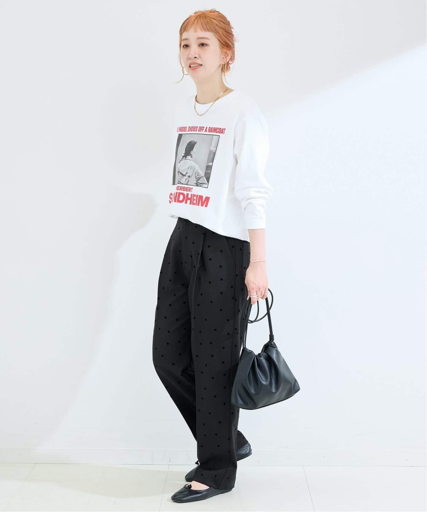 【新品・未使用】B.C STOCK　ドットフロッキースティックパンツ B.C STOCK｜手洗い可 / ドットフロッキースティックパンツ