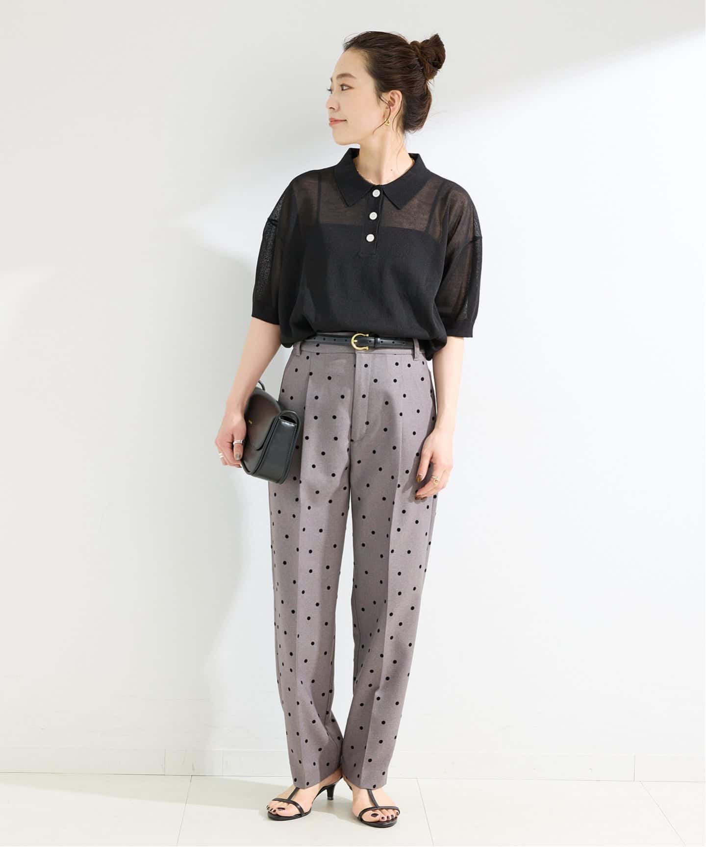 【新品・未使用】B.C STOCK　ドットフロッキースティックパンツ 追加予約》手洗い可 / ドットフロッキースティックパンツ