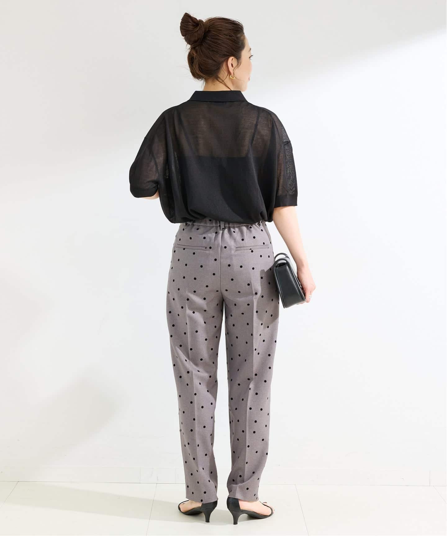 【新品・未使用】B.C STOCK　ドットフロッキースティックパンツ 追加予約》手洗い可 / ドットフロッキースティックパンツ