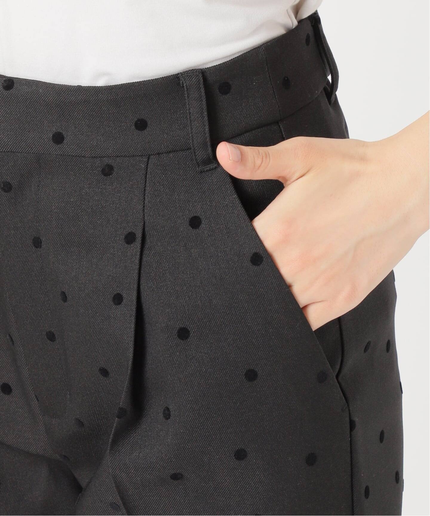 【新品・未使用】B.C STOCK　ドットフロッキースティックパンツ B.C STOCK｜《追加予約》手洗い可 / ドットフロッキースティック