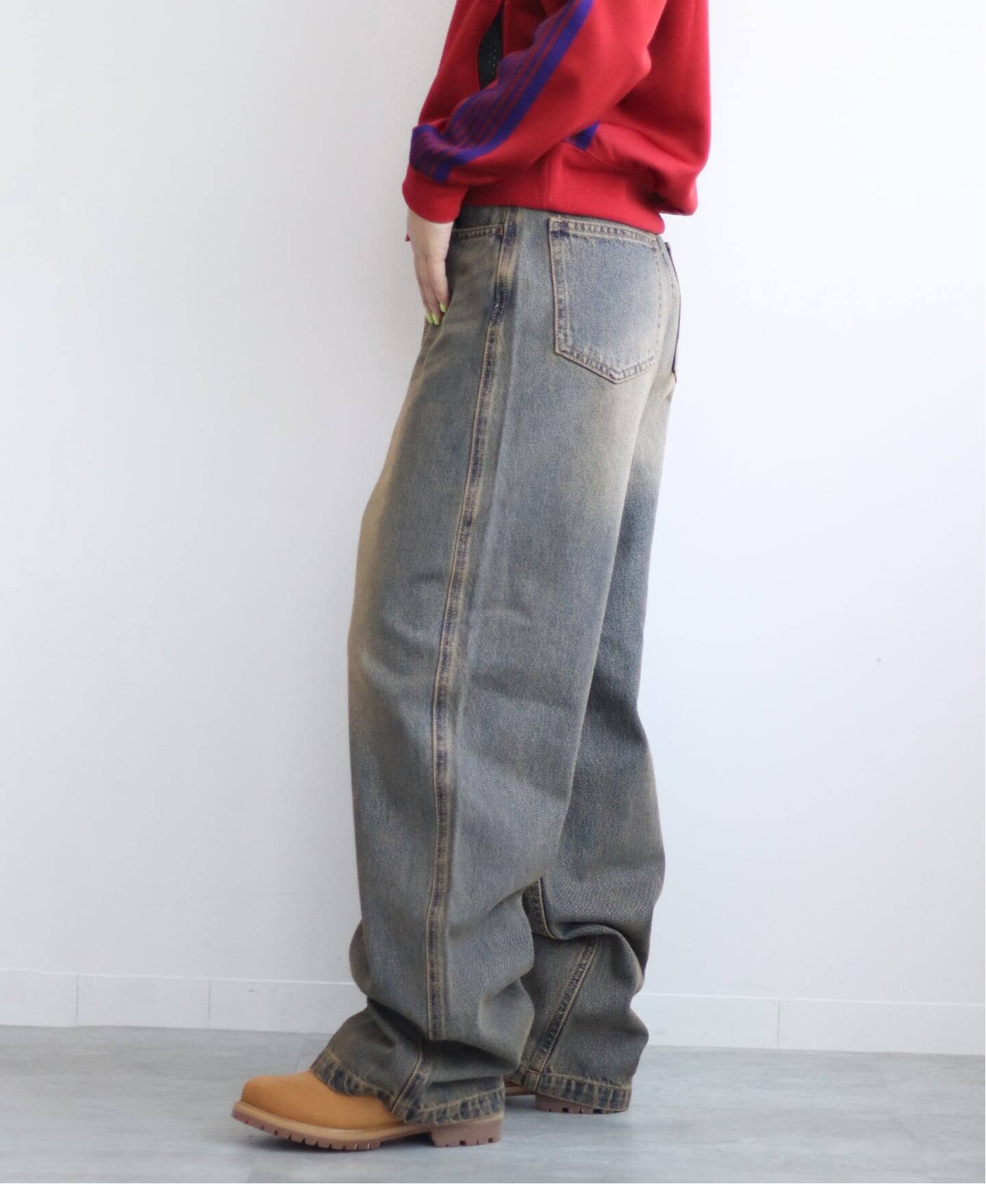 ヴィンテージウォッシュ バギージーンズ / Vintage Wash Baggy Jeans