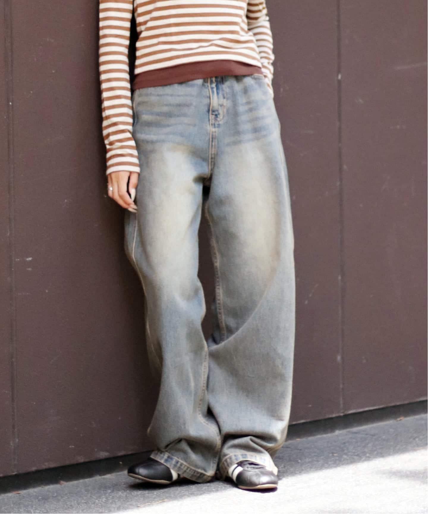 ヴィンテージウォッシュ バギージーンズ / Vintage Wash Baggy Jeans