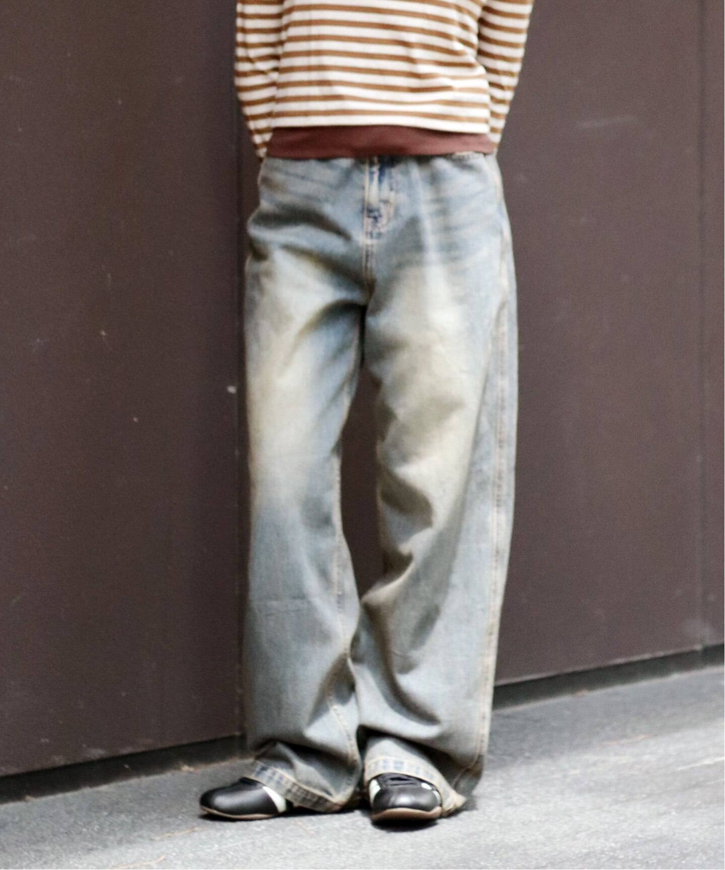 ヴィンテージウォッシュ バギージーンズ / Vintage Wash Baggy Jeans