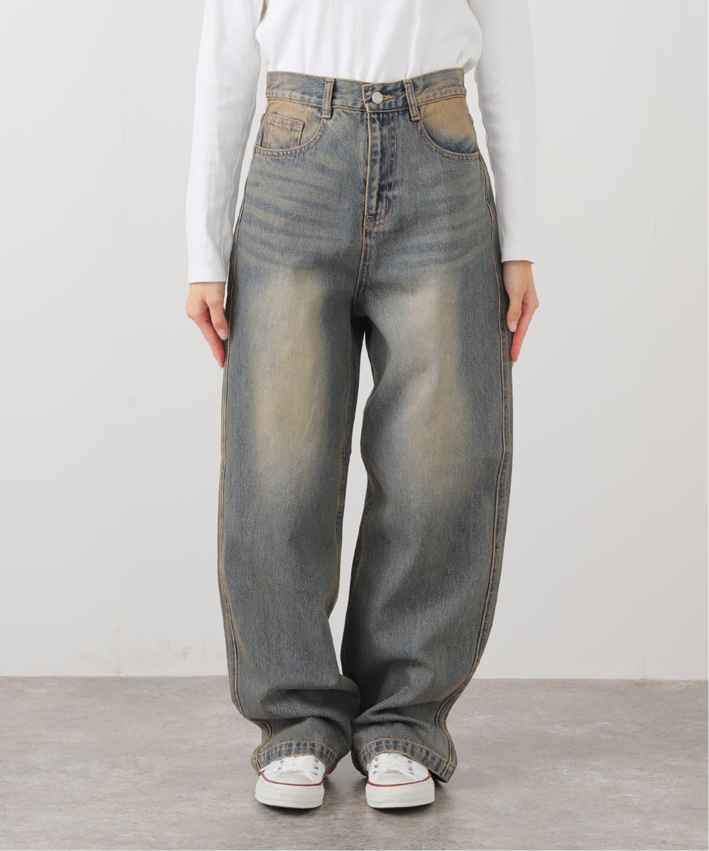 ヴィンテージウォッシュ バギージーンズ / Vintage Wash Baggy Jeans