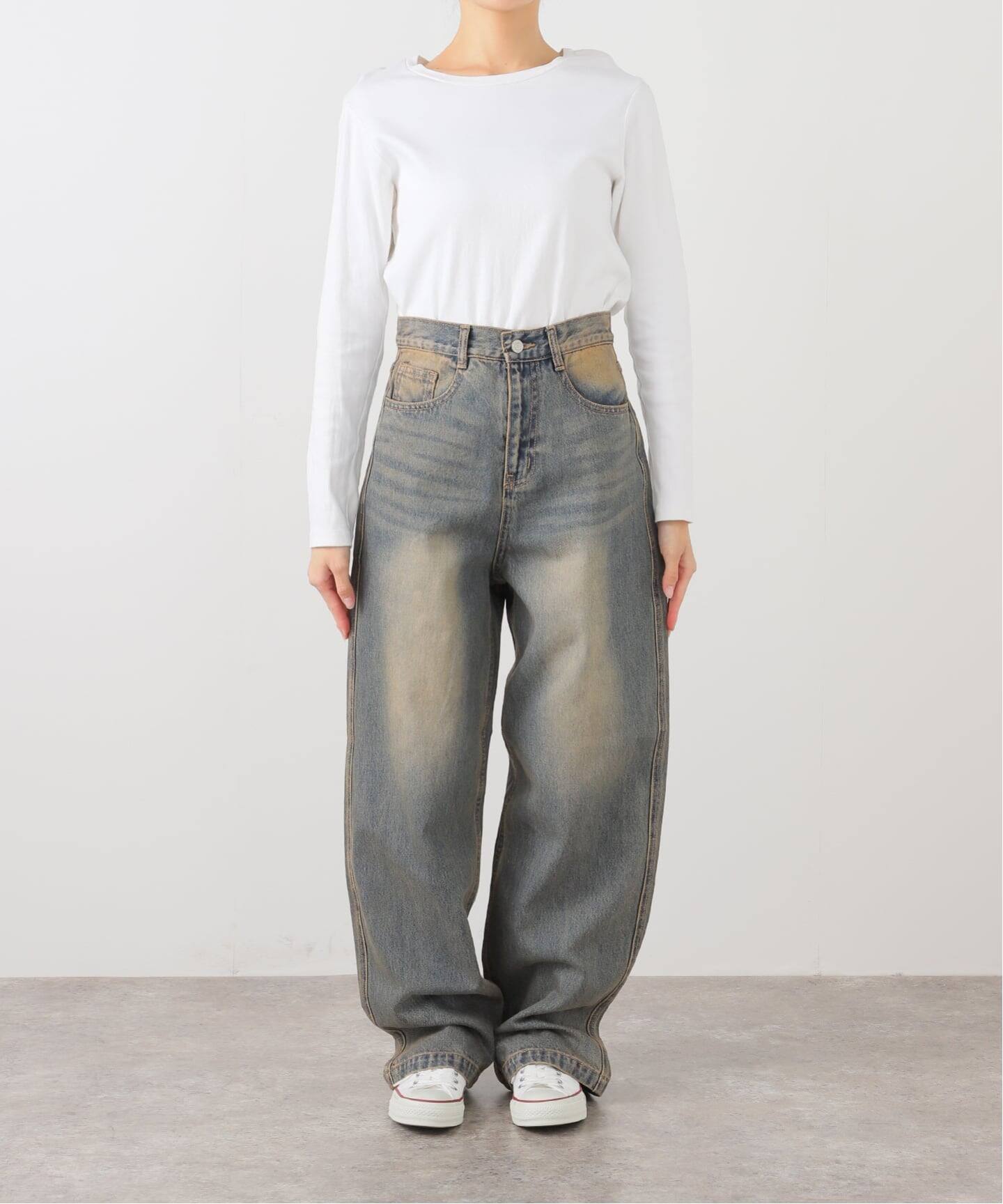 ヴィンテージウォッシュ バギージーンズ / Vintage Wash Baggy Jeans
