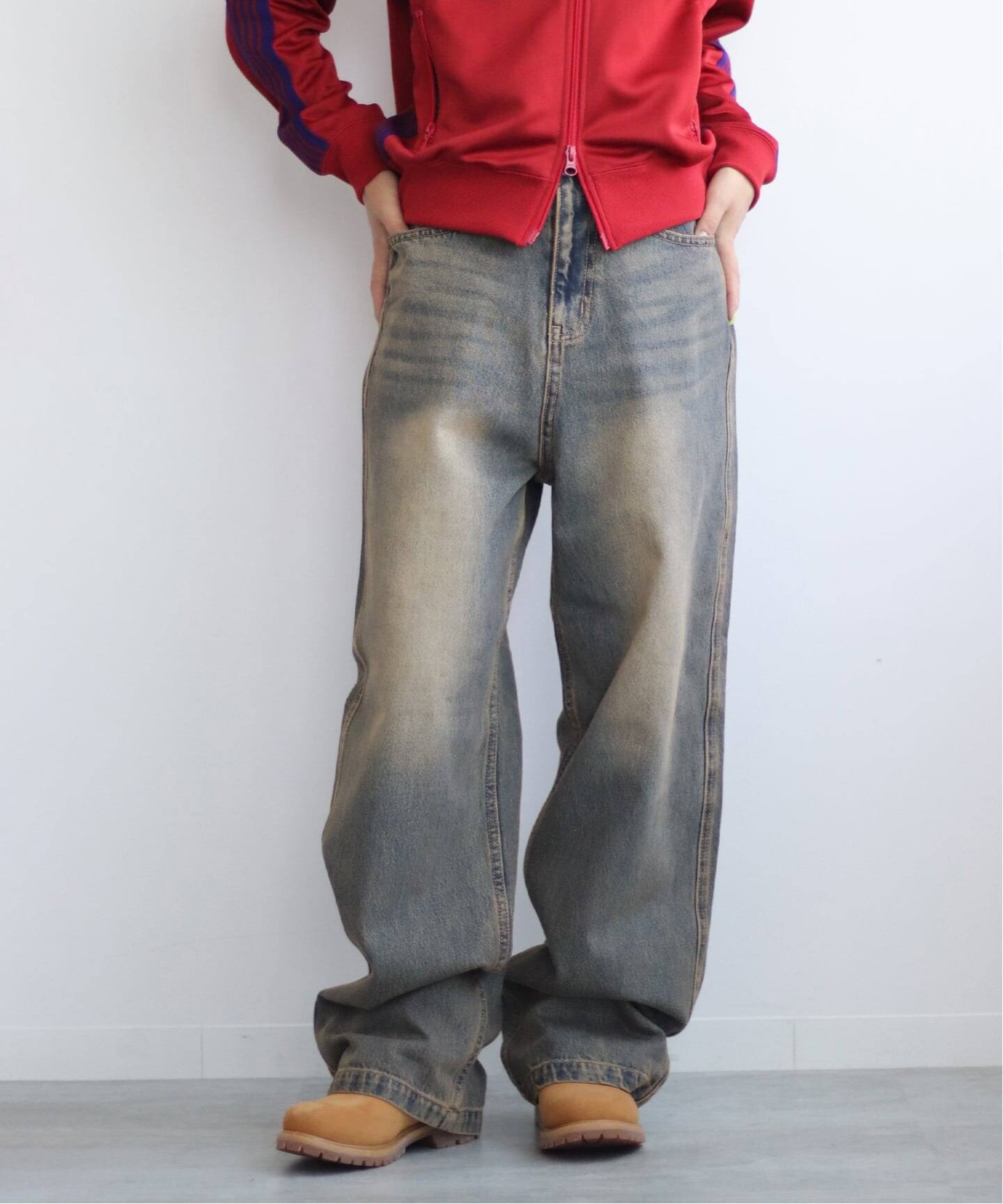 ヴィンテージウォッシュ バギージーンズ / Vintage Wash Baggy Jeans 