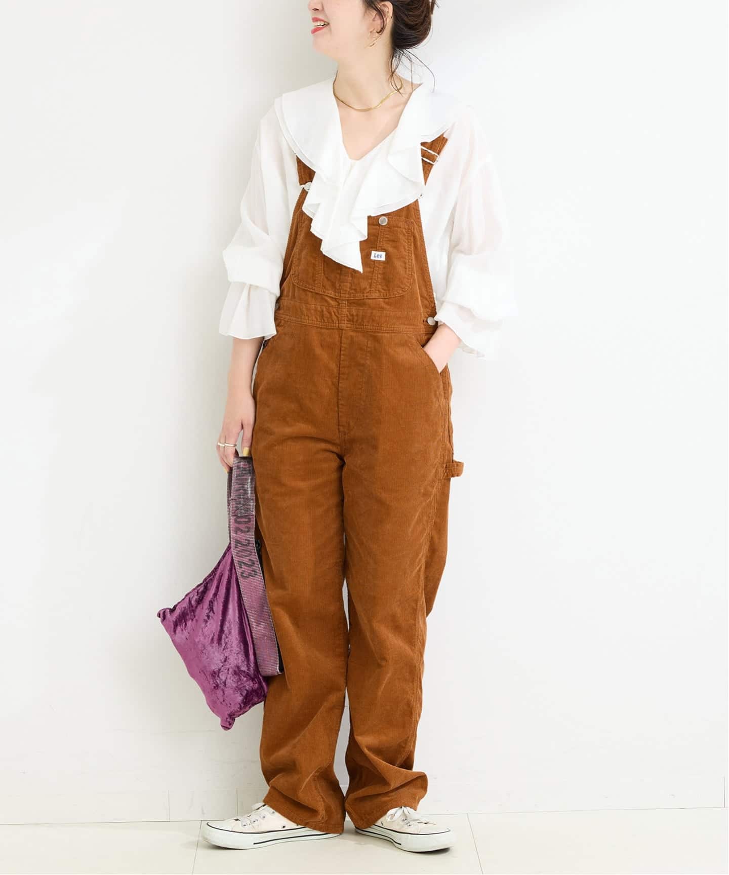 《予約》ウォッシャブル / LEE/リー TAPERED OVERAL