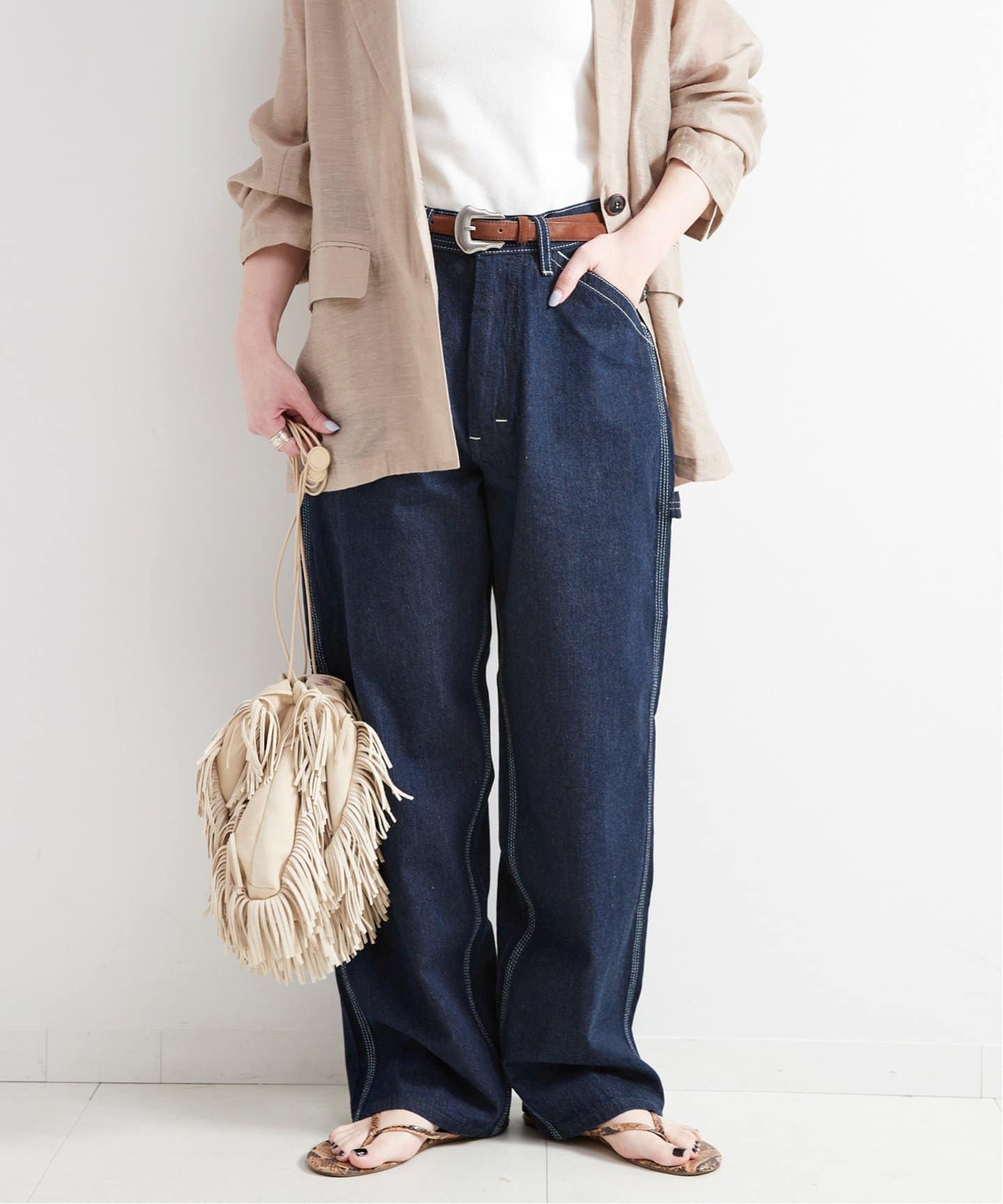 パーリーゲイツPGGリサイクルポリデニムLee別注デニムカラーパンツ ARCHIVES（Lee） Lee リー LM6191 ARCHIVES DUNGAREES 191-Z