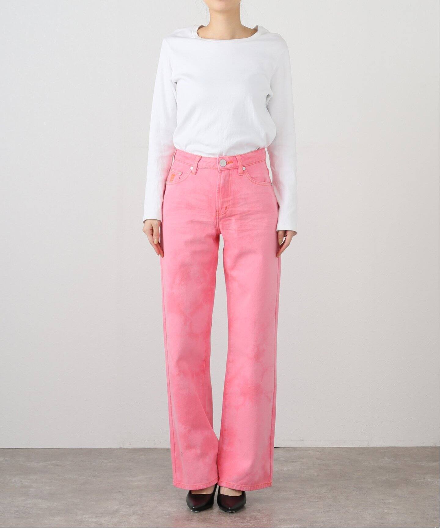 One Tea spoon / ワンティースプーン PINK KISS WIDE LEG JEANS