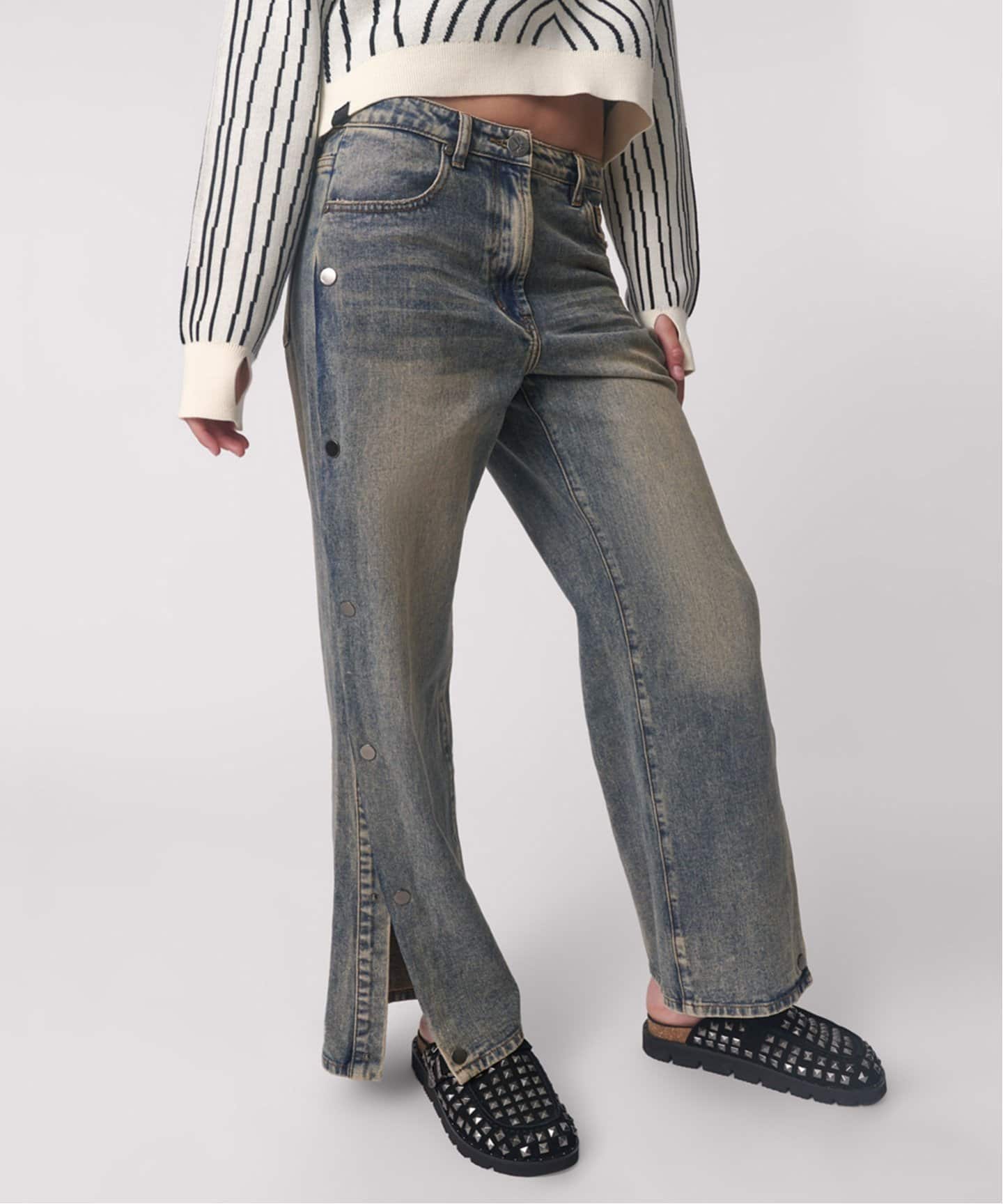 ONE TEASPOON /OLD BLUE STRAIGHT DENIM