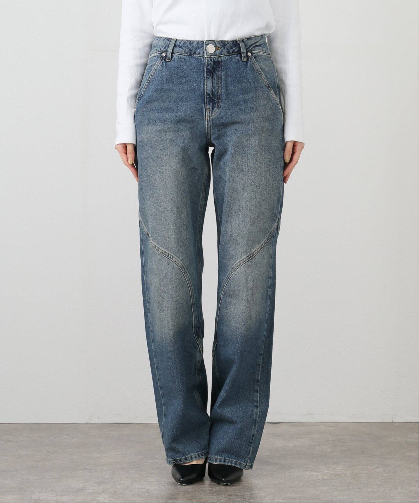 格安新品  / spoon Tea One ワンティースプーン WESTERN THUNDER BLUE パンツ