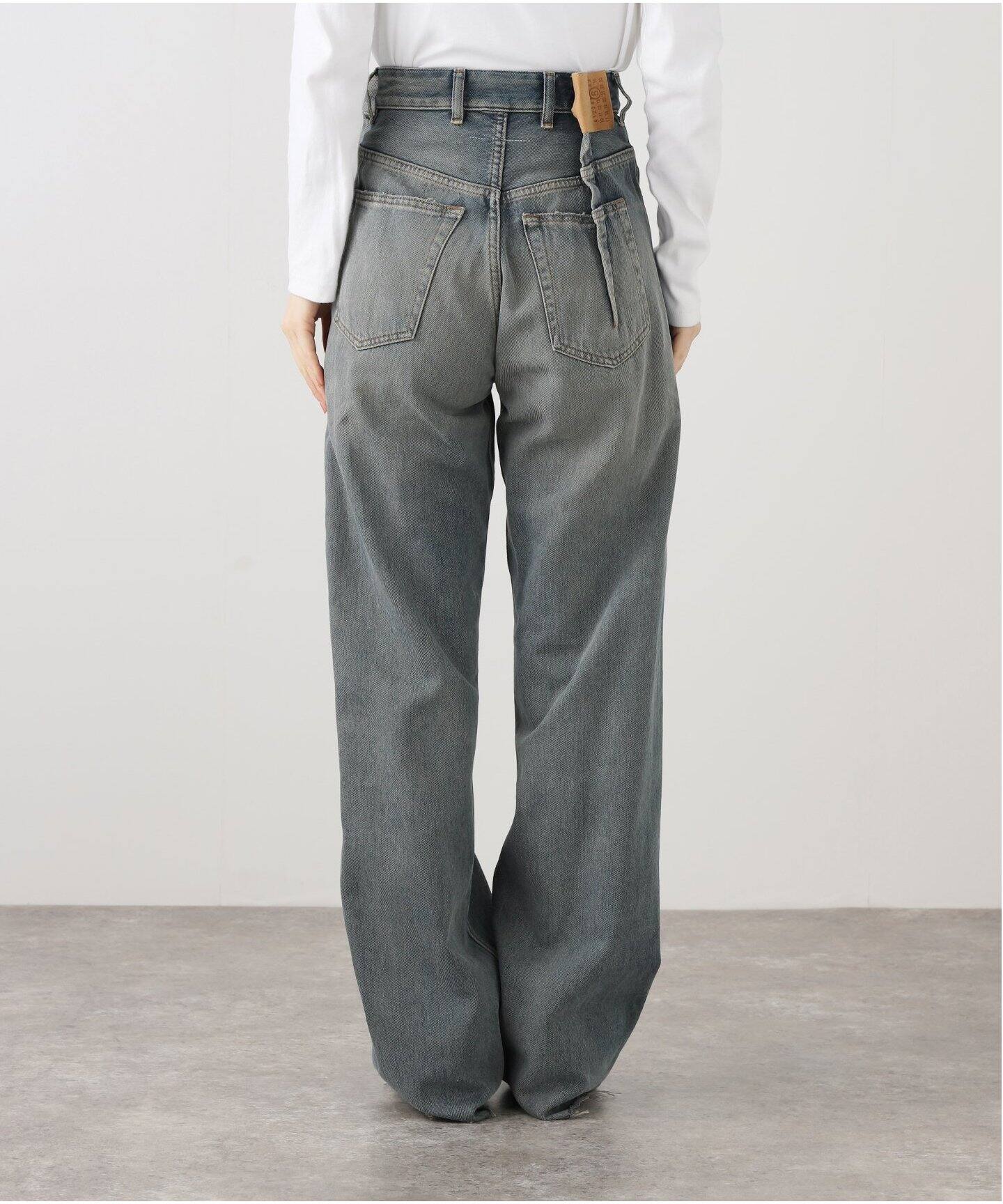 SPARK FLARE FIT デニムパンツ ホワイト 36x3 ファッション 6
