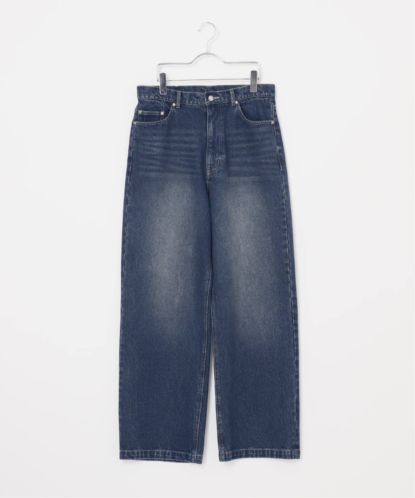 B.A.C.D] NEW 13oz ワイドストレートデニムパンツ（デニムパンツ