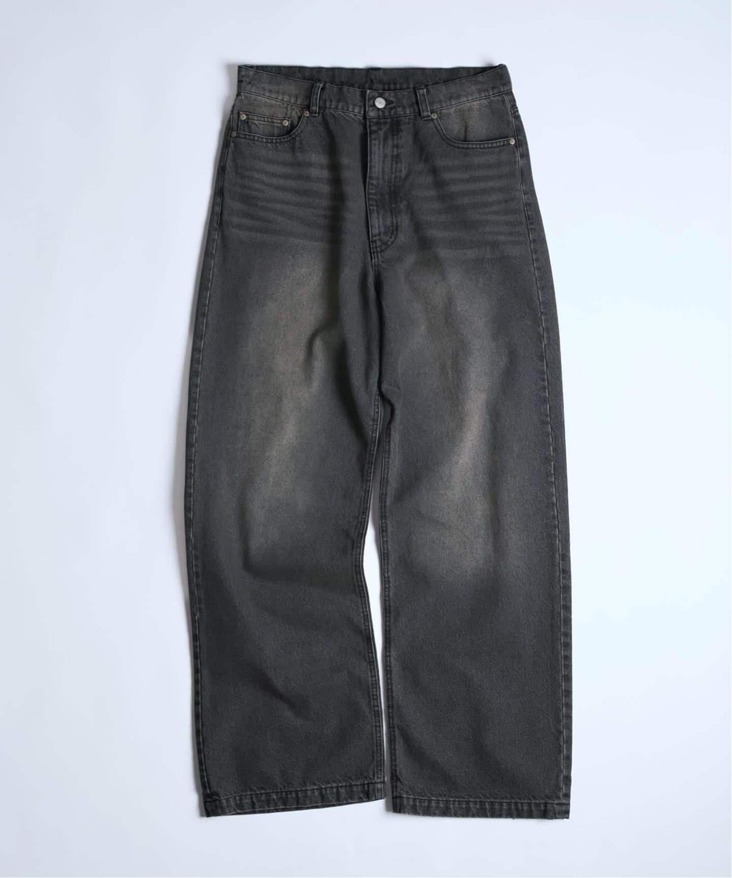 B.A.C.D] NEW 13oz ワイドストレートデニムパンツ（デニムパンツ