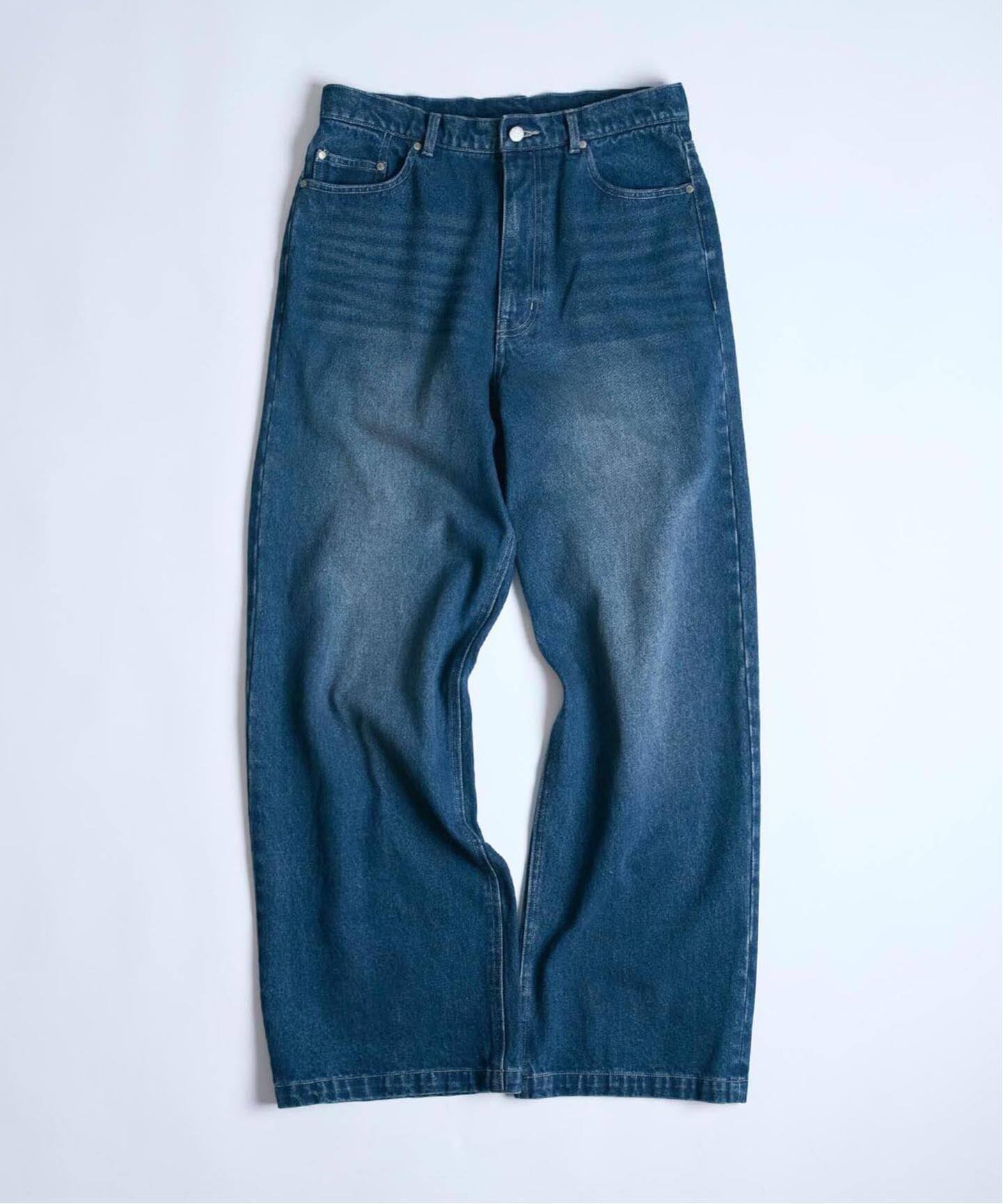 B.A.C.D] NEW 13oz ワイドストレートデニムパンツ（デニムパンツ
