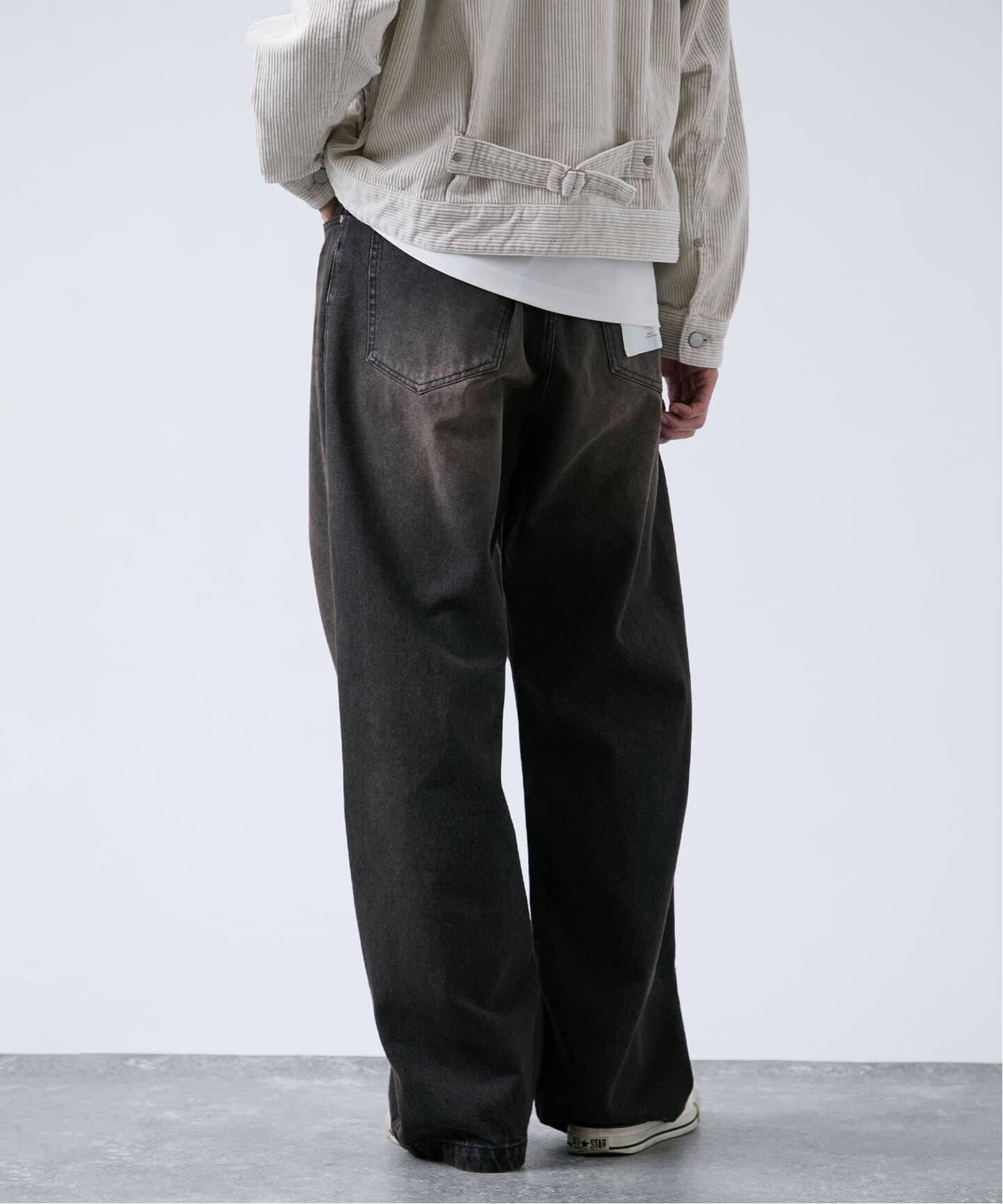 追加》[B.A.C.D] NEW 13oz ワイドストレートデニムパンツ（デニム