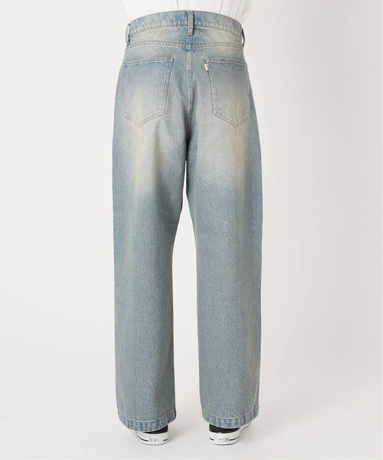 B.A.C.D] 13oz ワイドストレートデニムパンツ（デニムパンツ・ジーンズ 