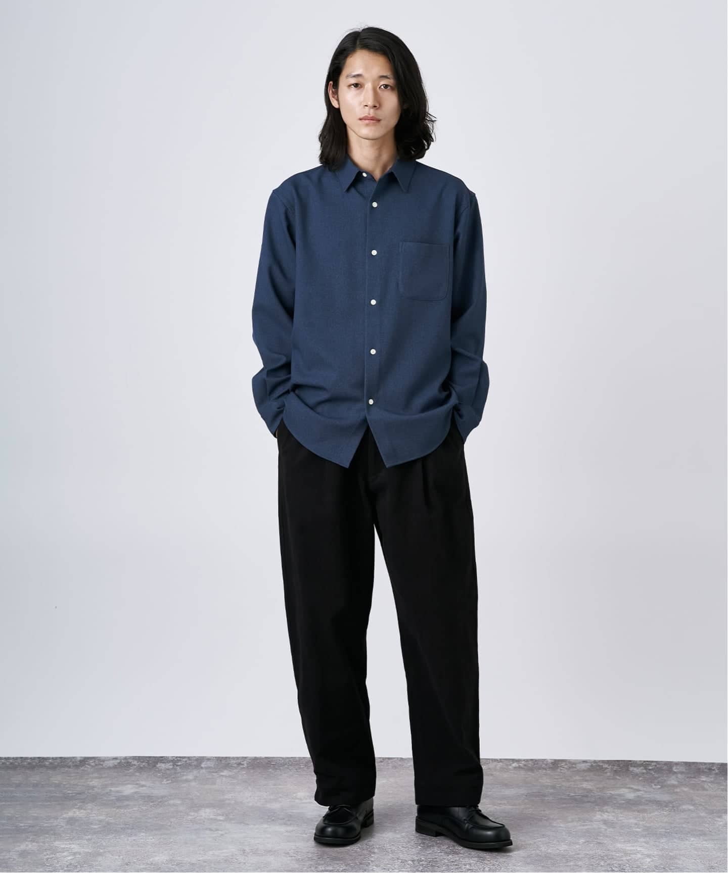 モールスキン イージーワイドパンツ（チノパンツ）｜B.C STOCK（ベー