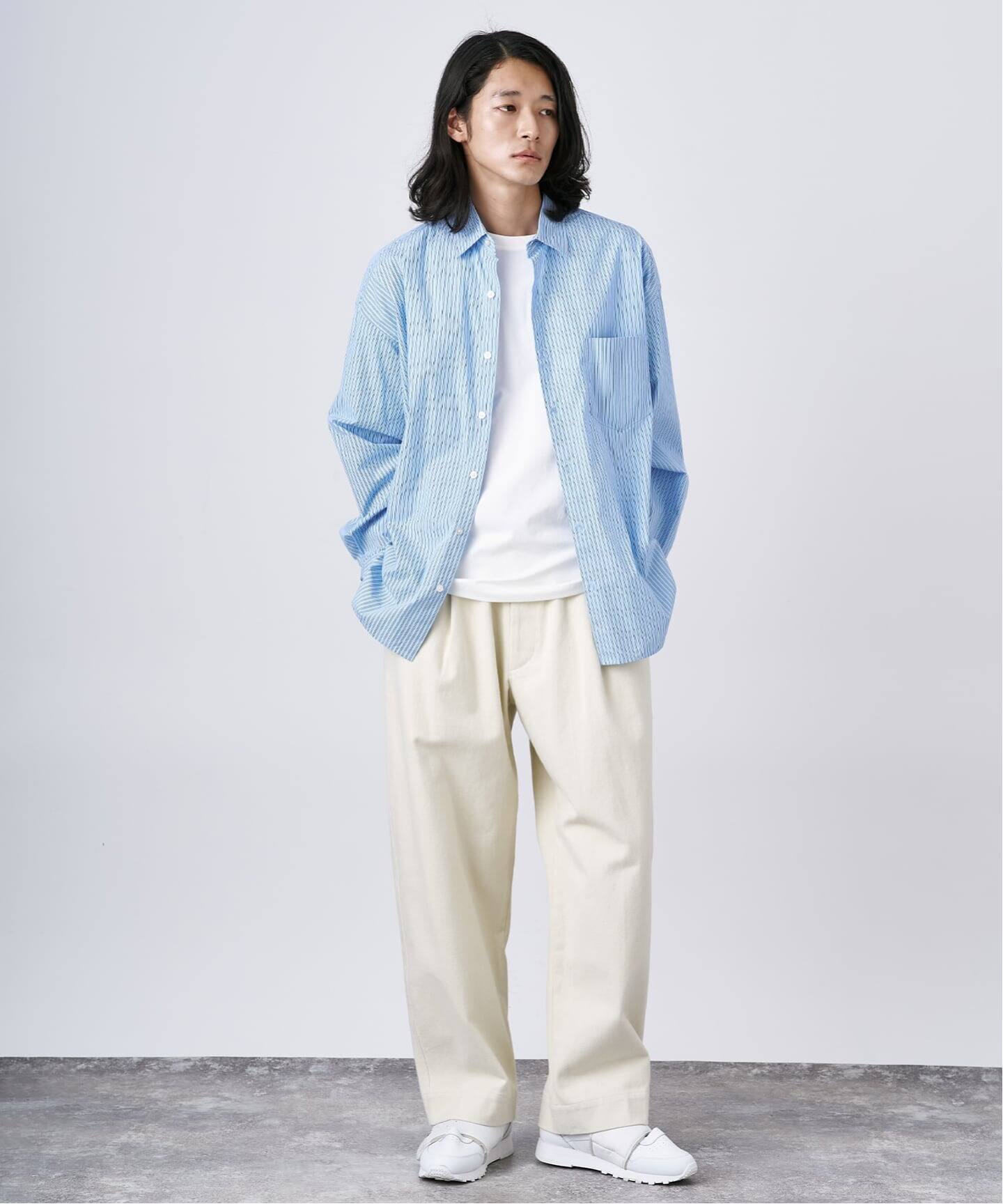 モールスキン イージーワイドパンツ（チノパンツ）｜B.C STOCK（ベー