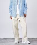 モールスキン イージーワイドパンツ