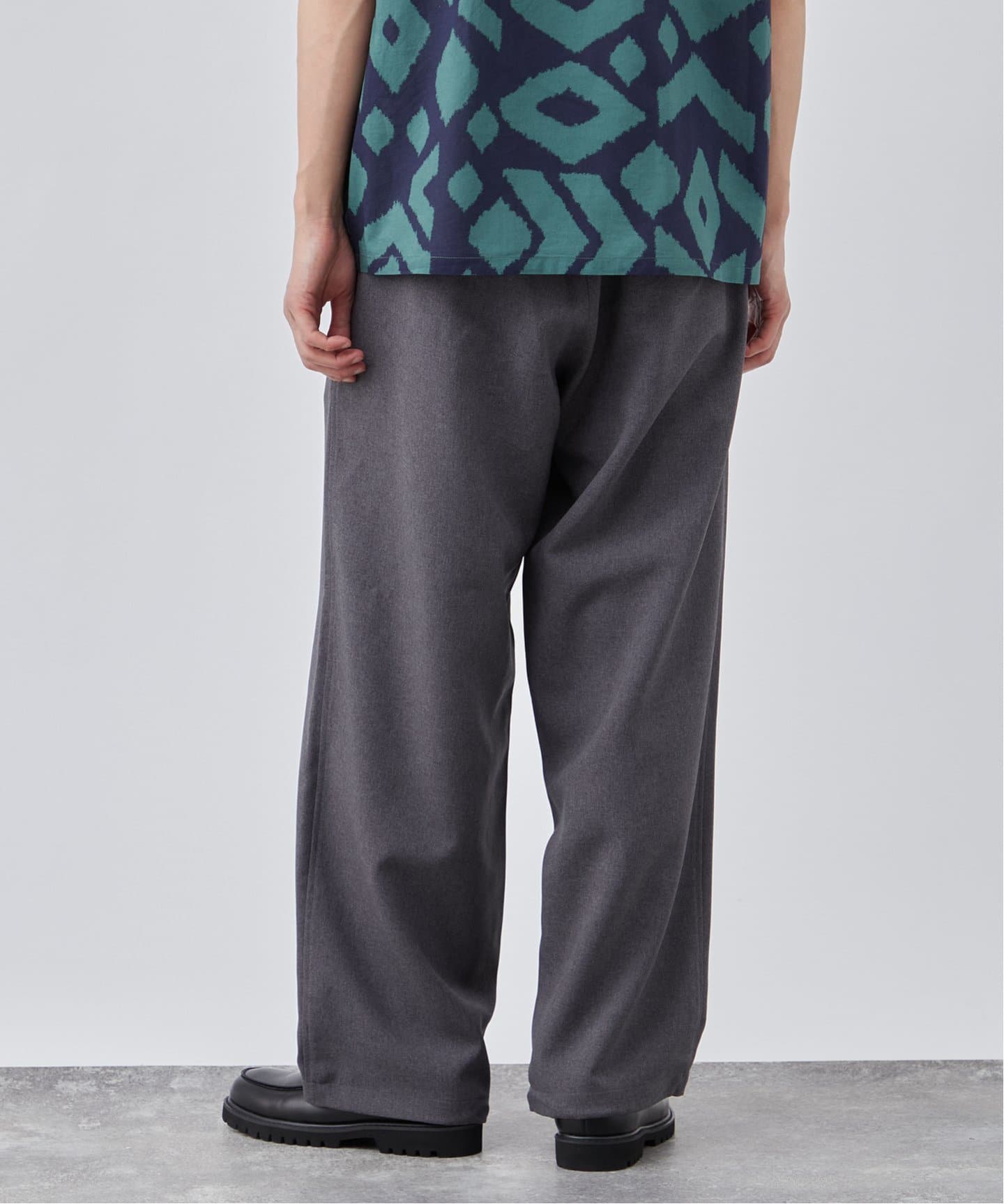 追加》ウールライク ワンタックワイドスラックス（スラックス）｜B.C