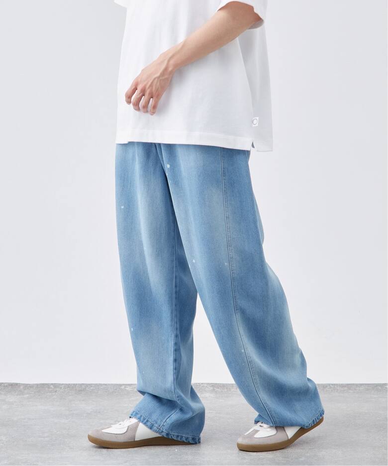 B.A.C.D] リヨセル ワイドデニムパンツ（デニムパンツ・ジーンズ 