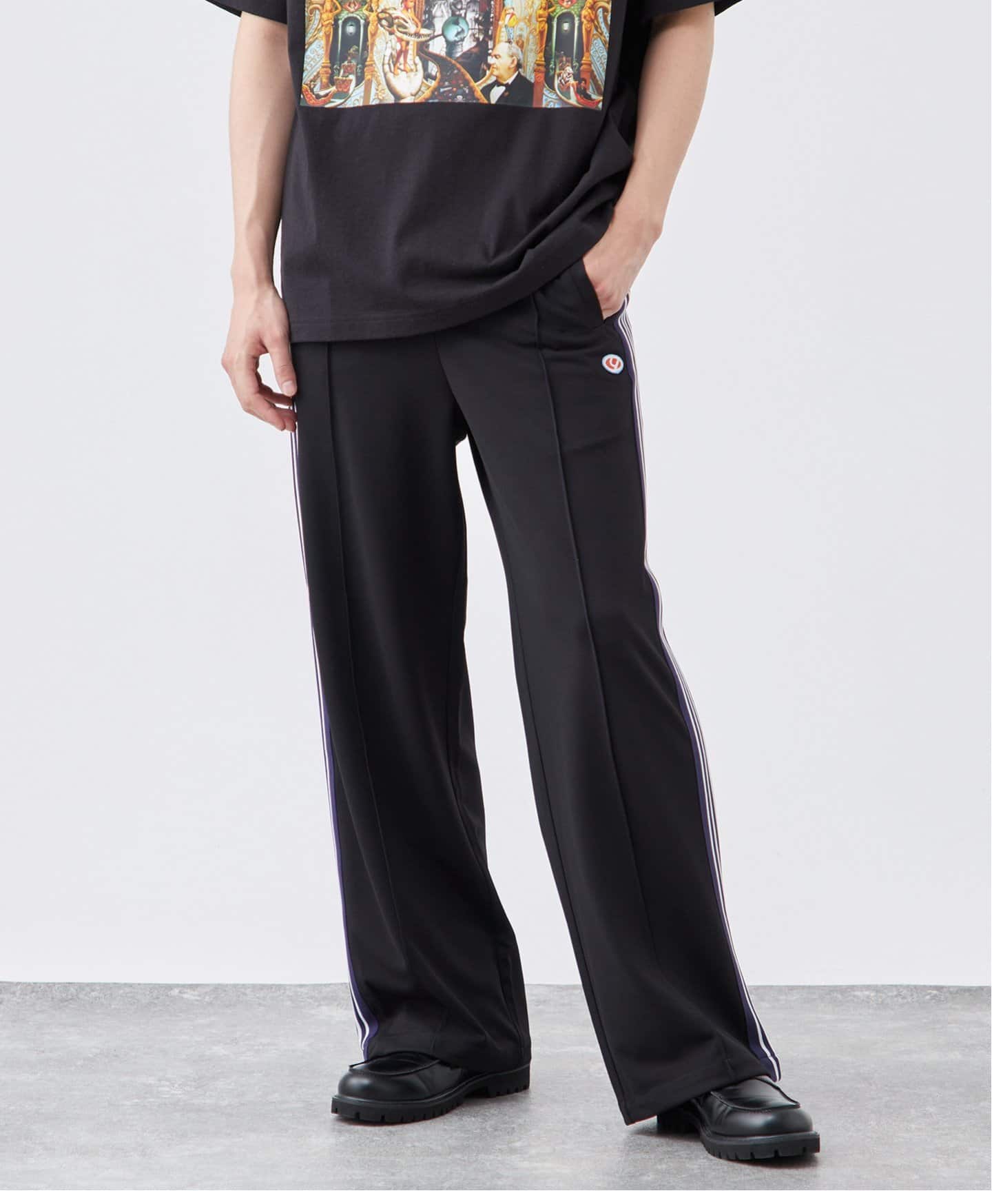 ✴️【BTSJ】炎のトラックパンツ ボディコンバット 黒 Ｌ ✴️【BTSJ】炎のトラックパンツ ボディコンバット 黒 L 楽天