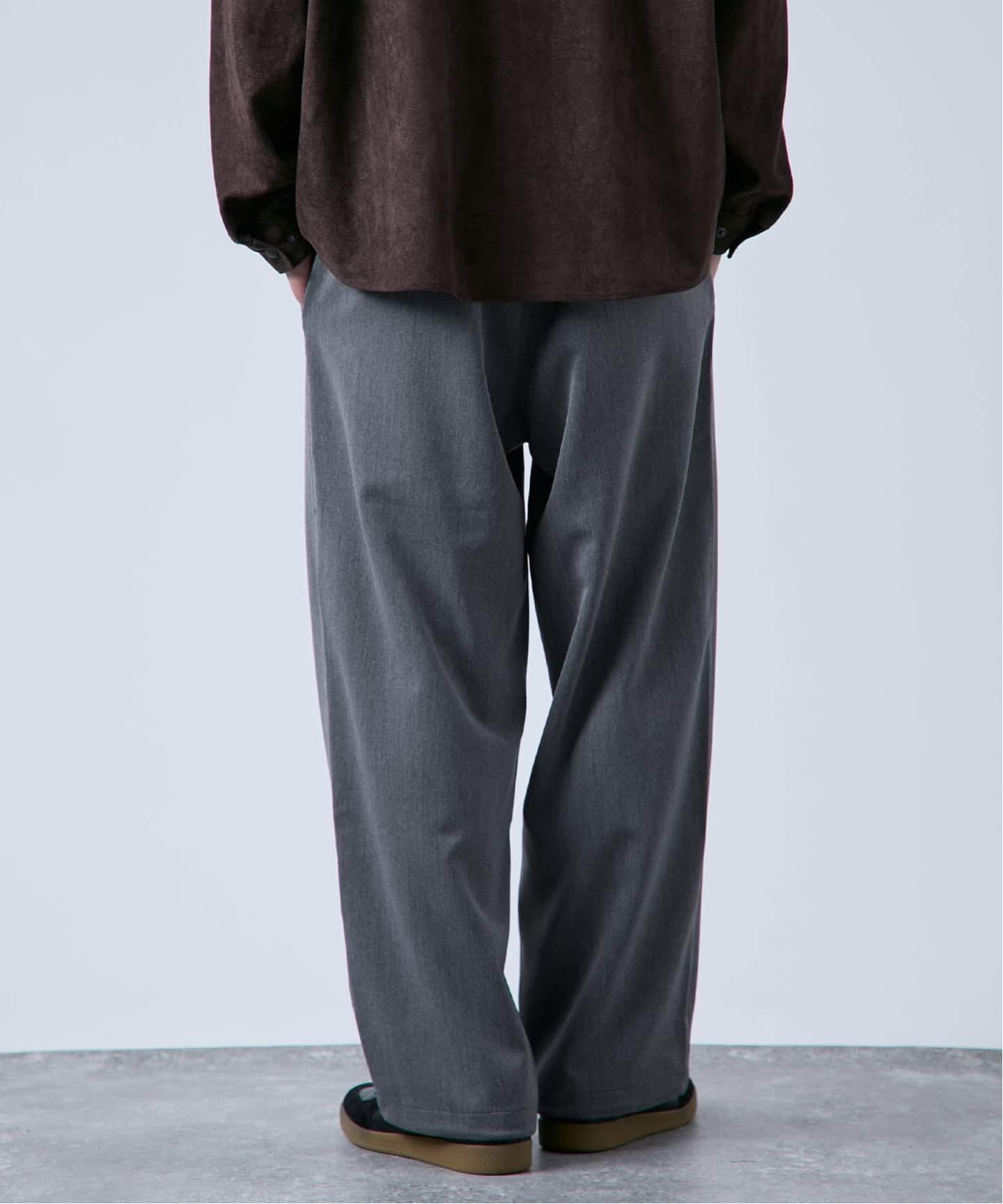 ヘビーT/R 1タックワイドストレートスラックス（スラックス）｜B.C